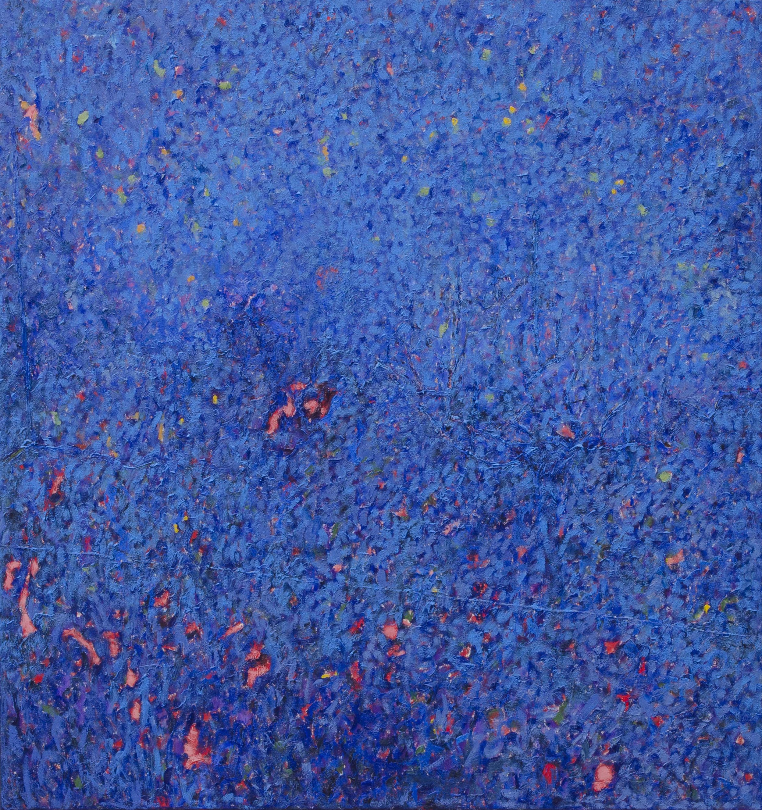 Respiro di notte, 2019, olio su tela, 85x75 cm
