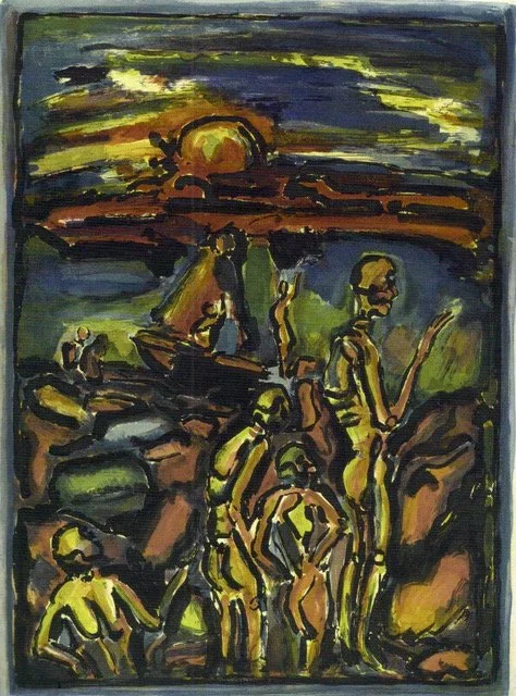 La baie des trépassés, 1939, acquatinta allo zucchero, 608x450 mm