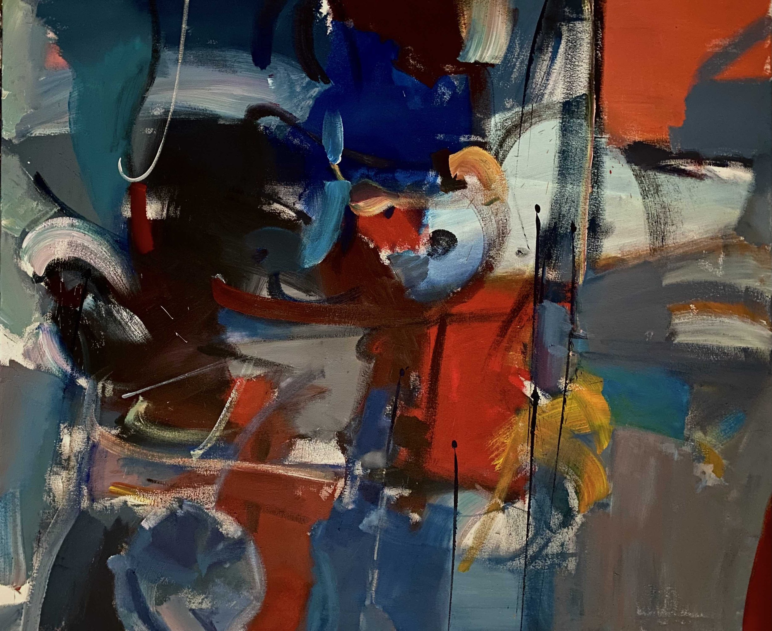 Sundays esaltation, 2024, acrilico su tela, 150x180cm