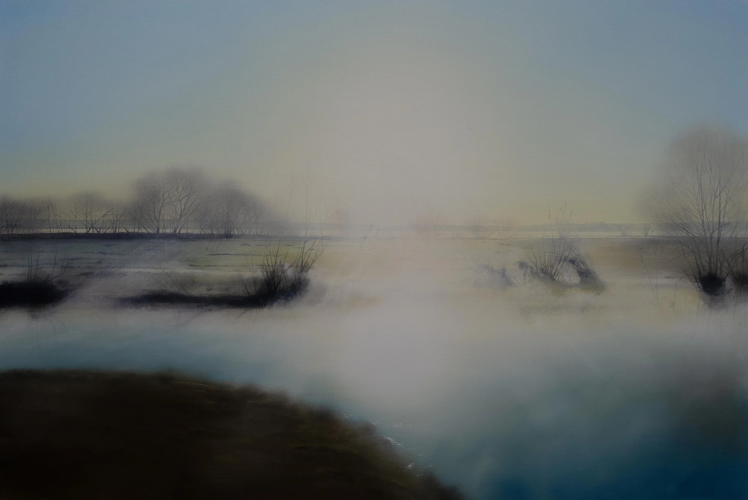 Evgeniya Buravleva. The fog in the valey. 2025, oil on canvas, 80x120.jpeg