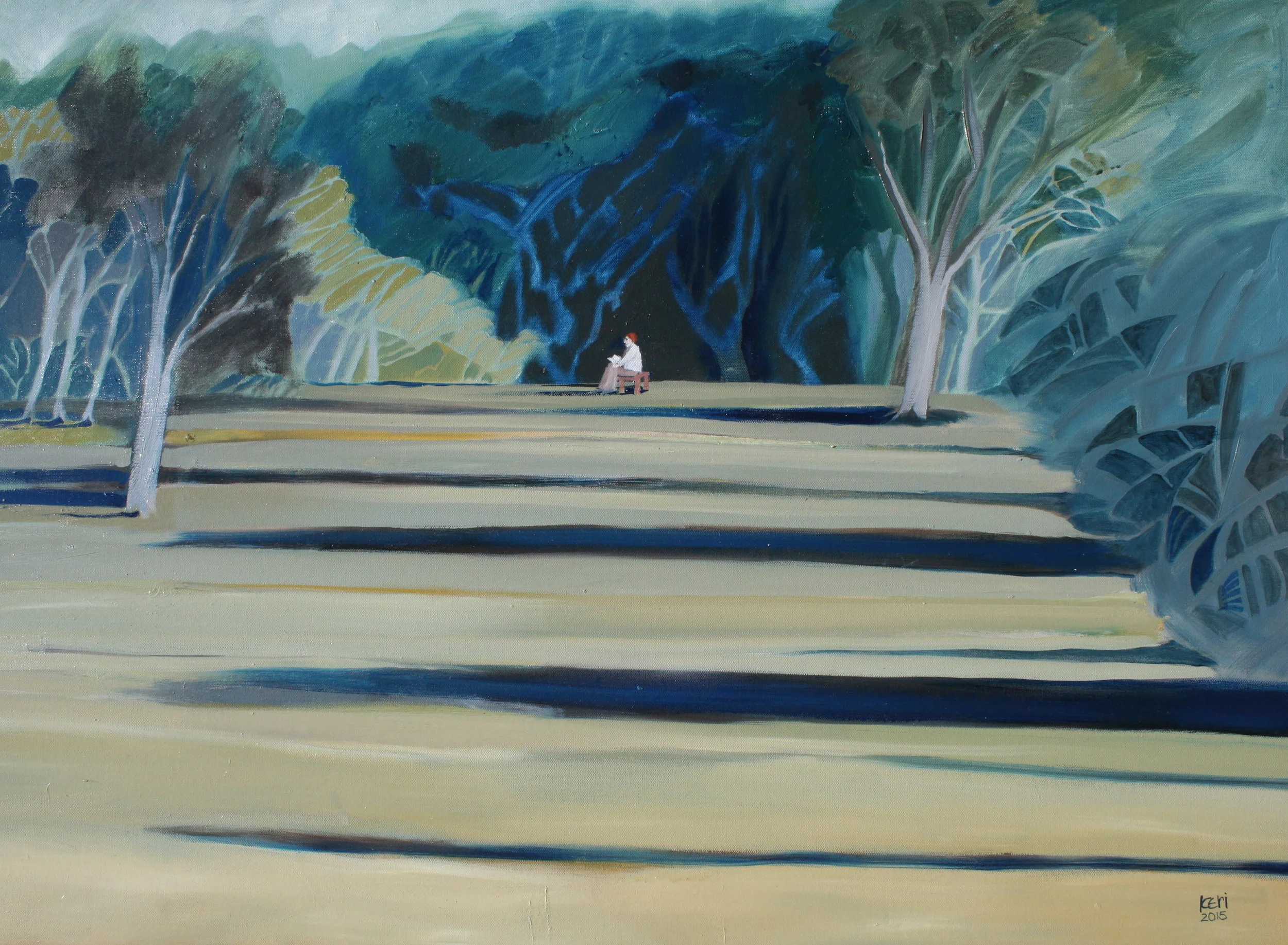 Fairy Pools, Kerikeri. Oil on canvas. 1020mm x760mm. NZ$700