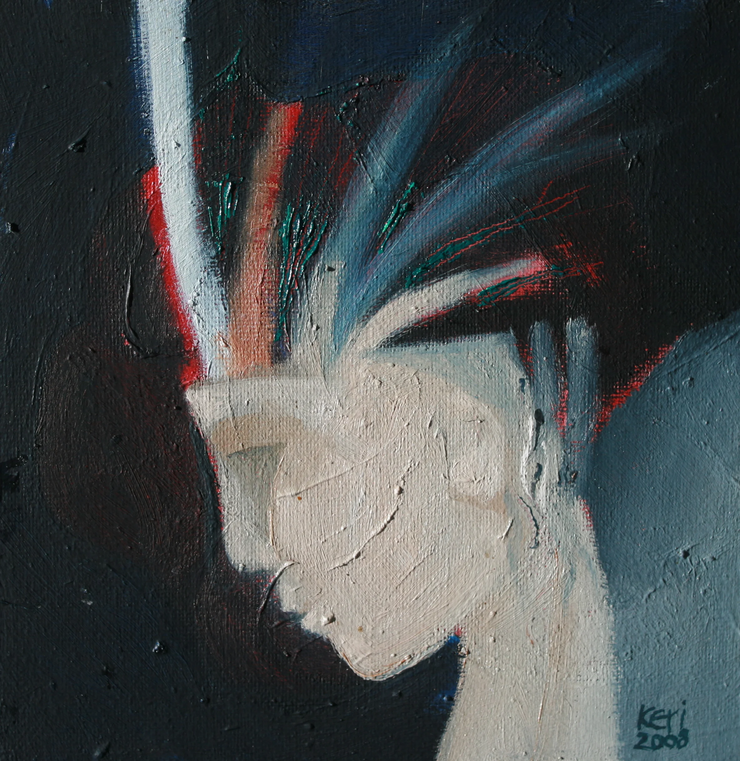 It's all in your head. Oil on canvas. Sold.