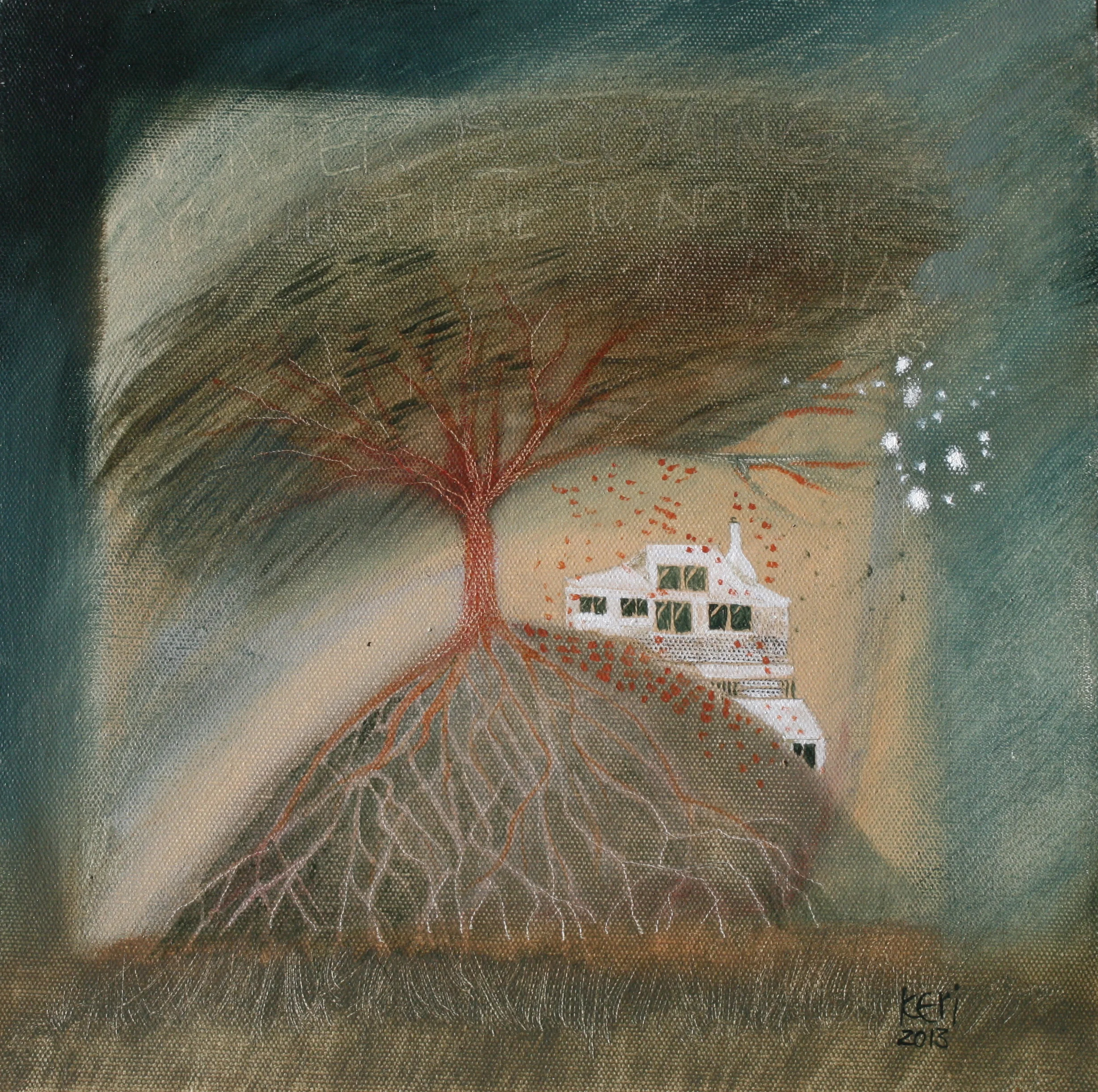 Winter is coming - Matariki. Oil on canvas. 310mm x 310mm. Sold