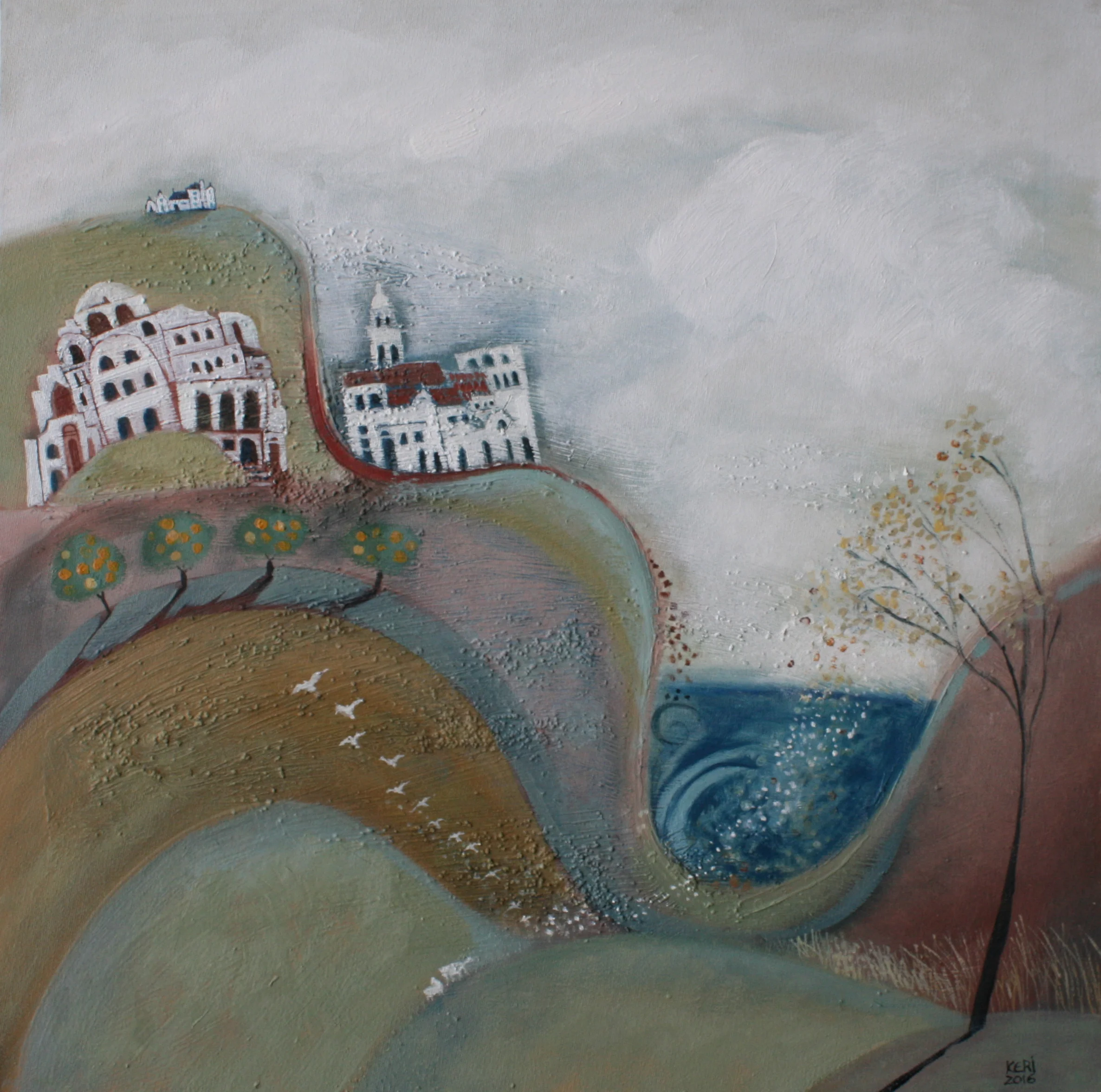 For Anna. Oil on canvas. Sold.