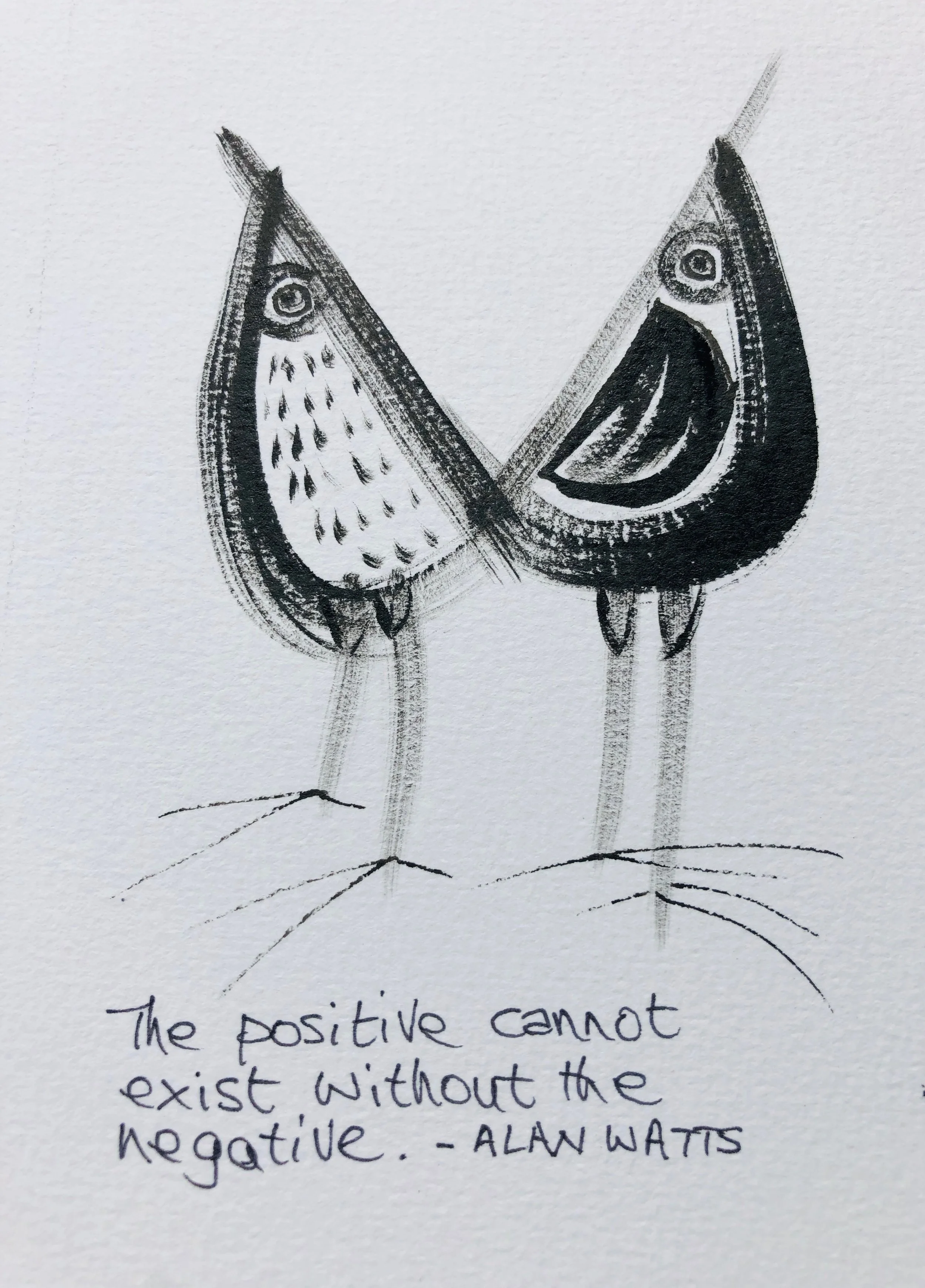 Positive and negative