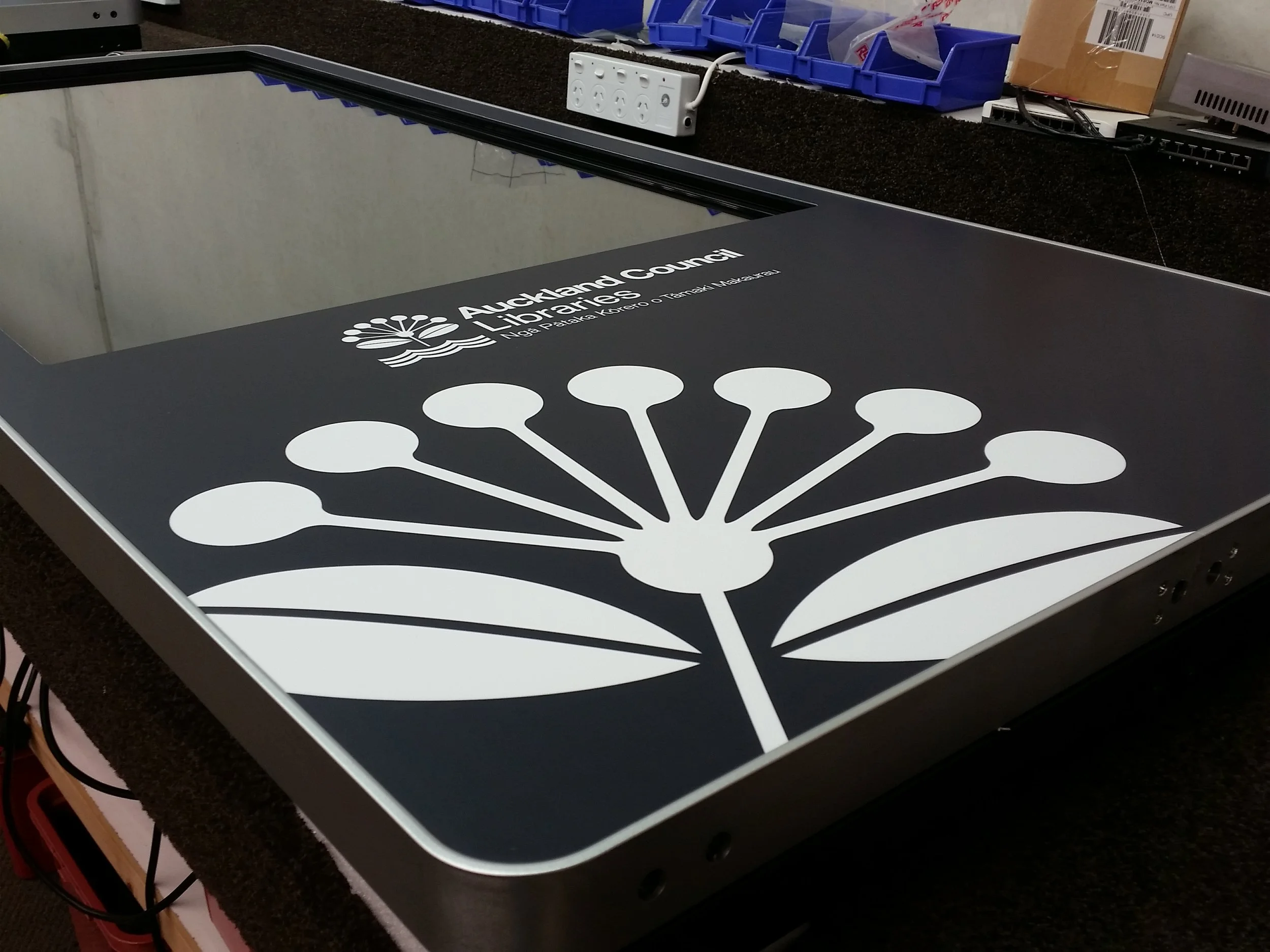 Auckland Libraries - Digital Display Stands