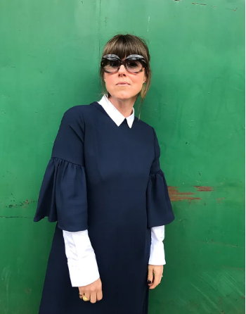the delightful Caroline Jones sporting Carrie