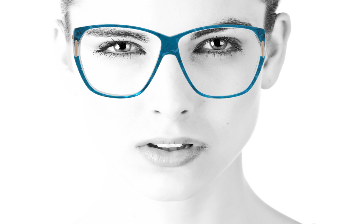 Peep Eyewear, Vintage Glasses, Silhouette 1232, 80s, Blue, Acetate