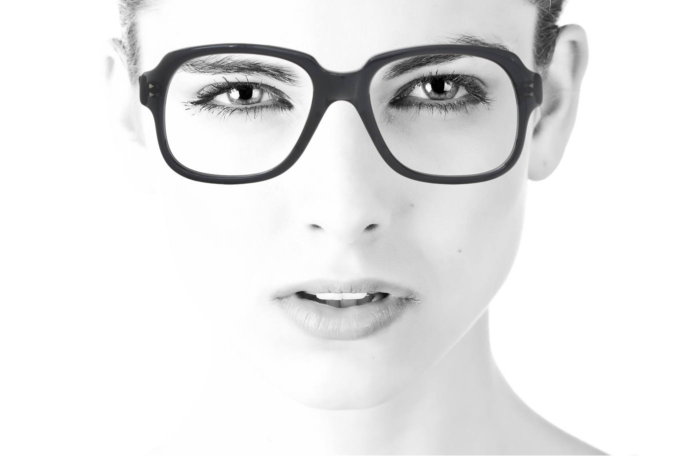 Peep Eyewear, Vintage Glasses, Black, British Made, Acetate, Clayton