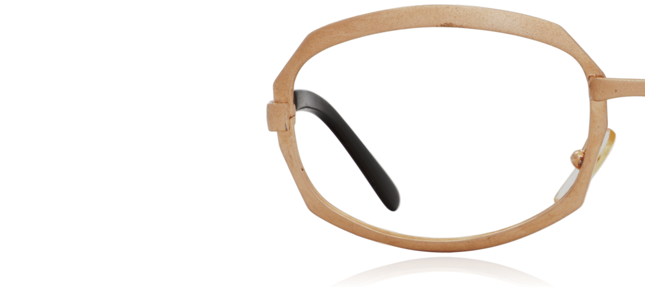 Peep Eyewear, Vintage Glasses, Gold Metal, Vicky, Cahours De Virgile, Paris,