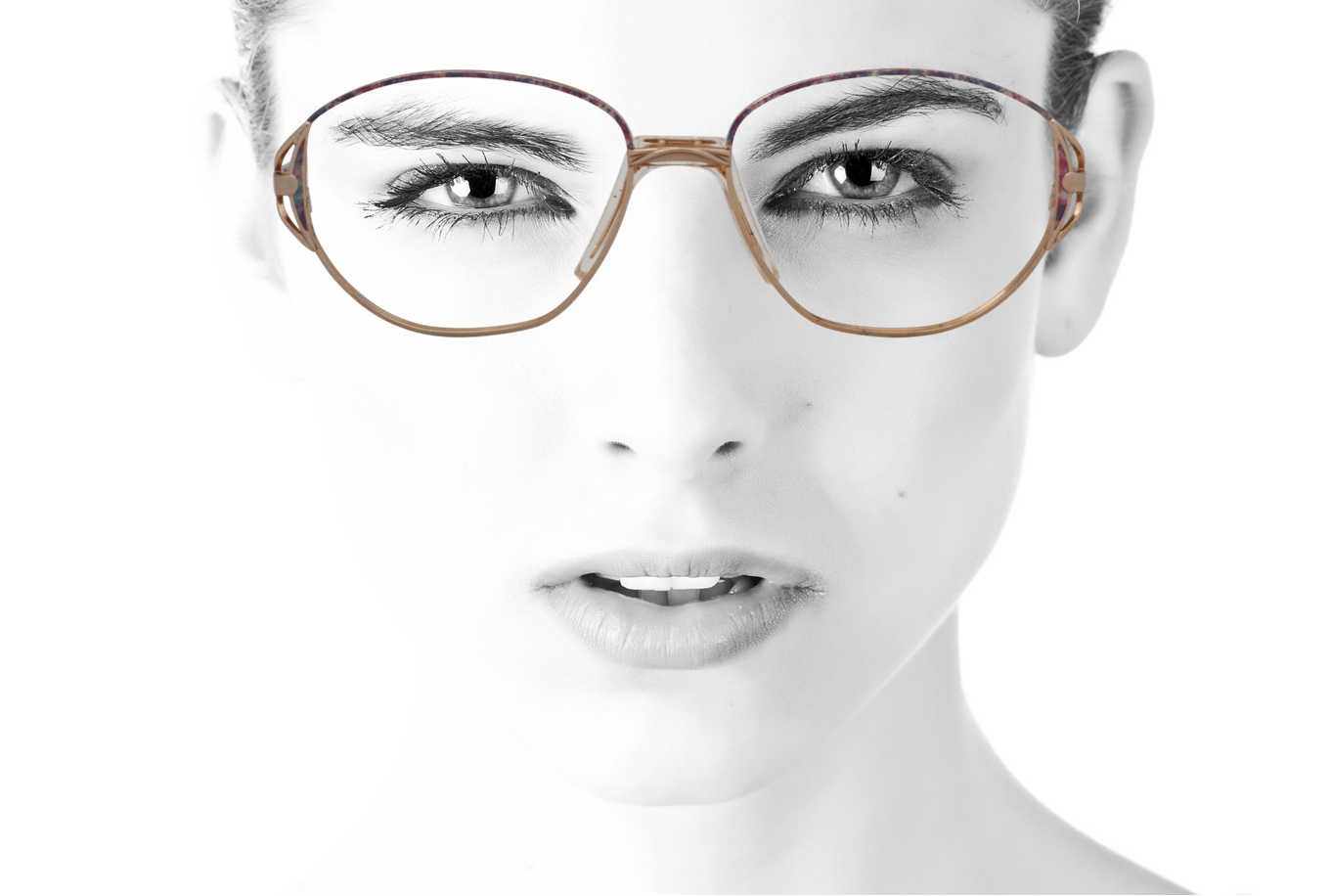 Peep Eyewear, Vintage Glasses, Frames, NiGuRa, Metallic, 1980s Oval Frames