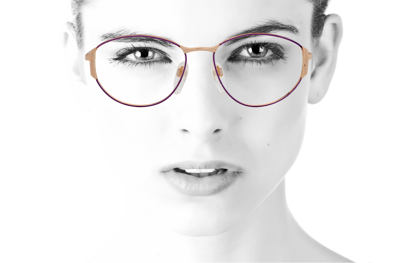 Peep Eyewear, On Model - Ultra Violet.png