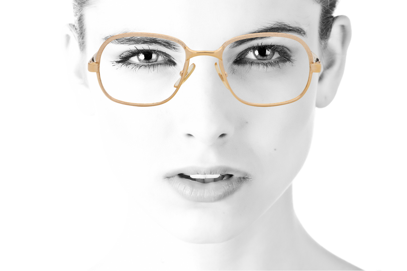 Peep Eyewear, Vintage Glasses Frames, Solid 18ct Gold Frames, CBM, German Made, 