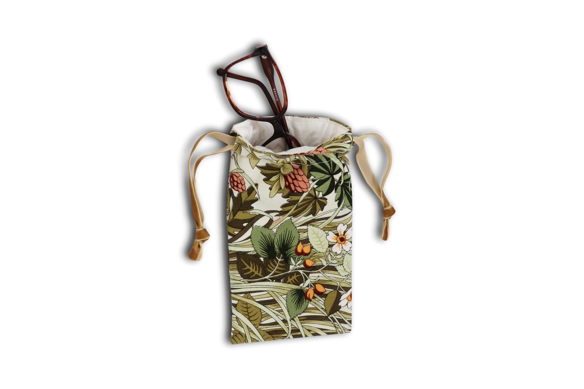 Peep Eyewear, Vintage Pouches, Soft Glasses Case, Flora,