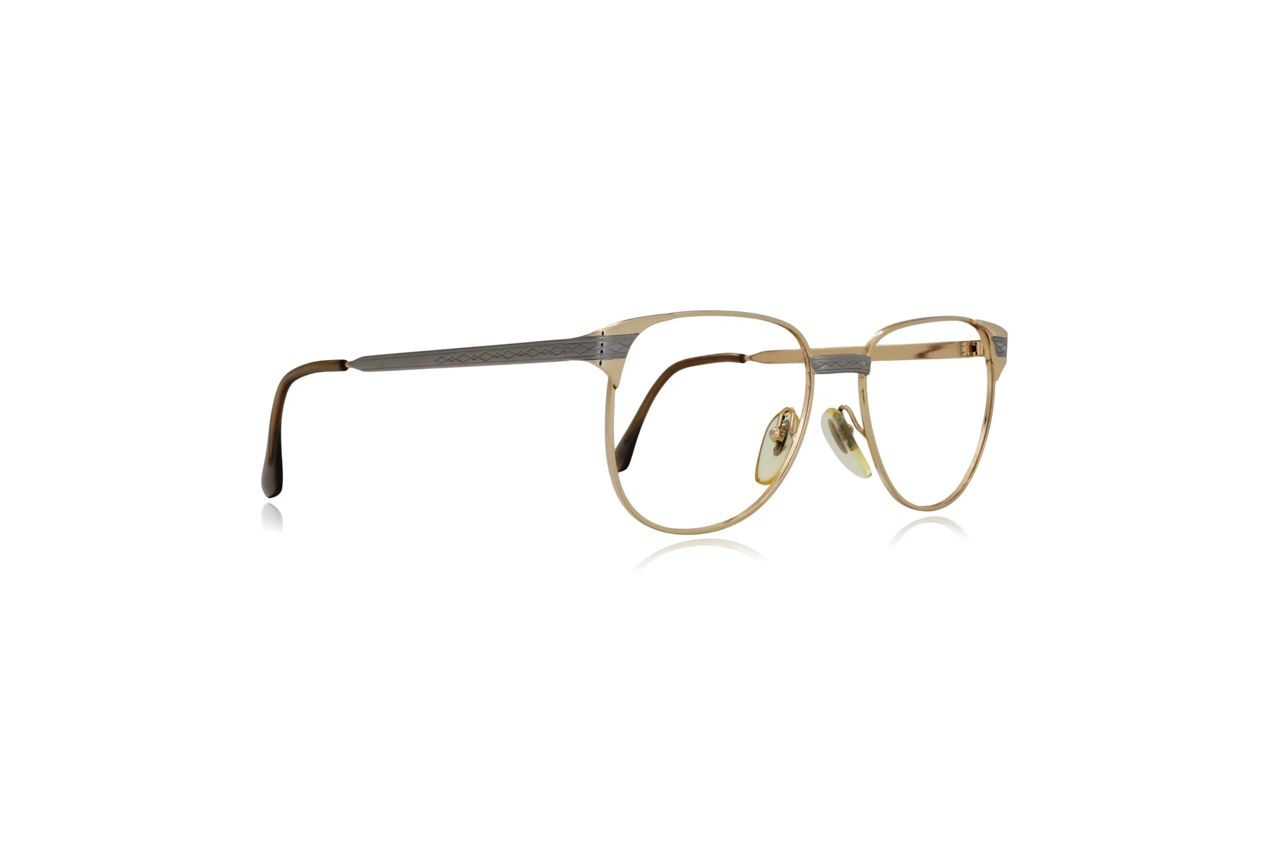 Peep Eyewear, Vintage Glasses, 90s Two  Toned Metal Frame,