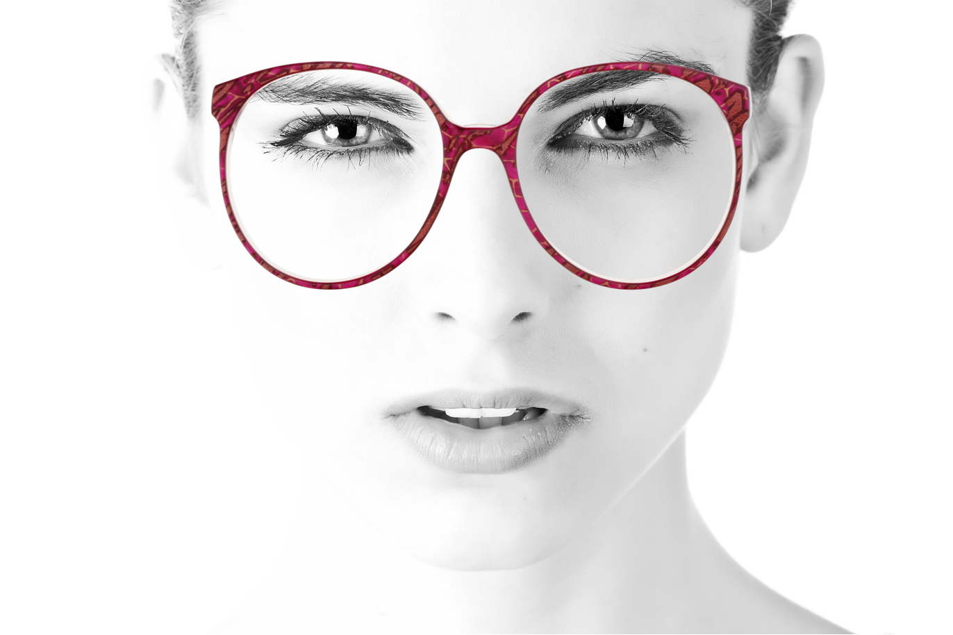 Peep Eyewear, Vintage Glasses, 80s Michael Selcott, Pink,