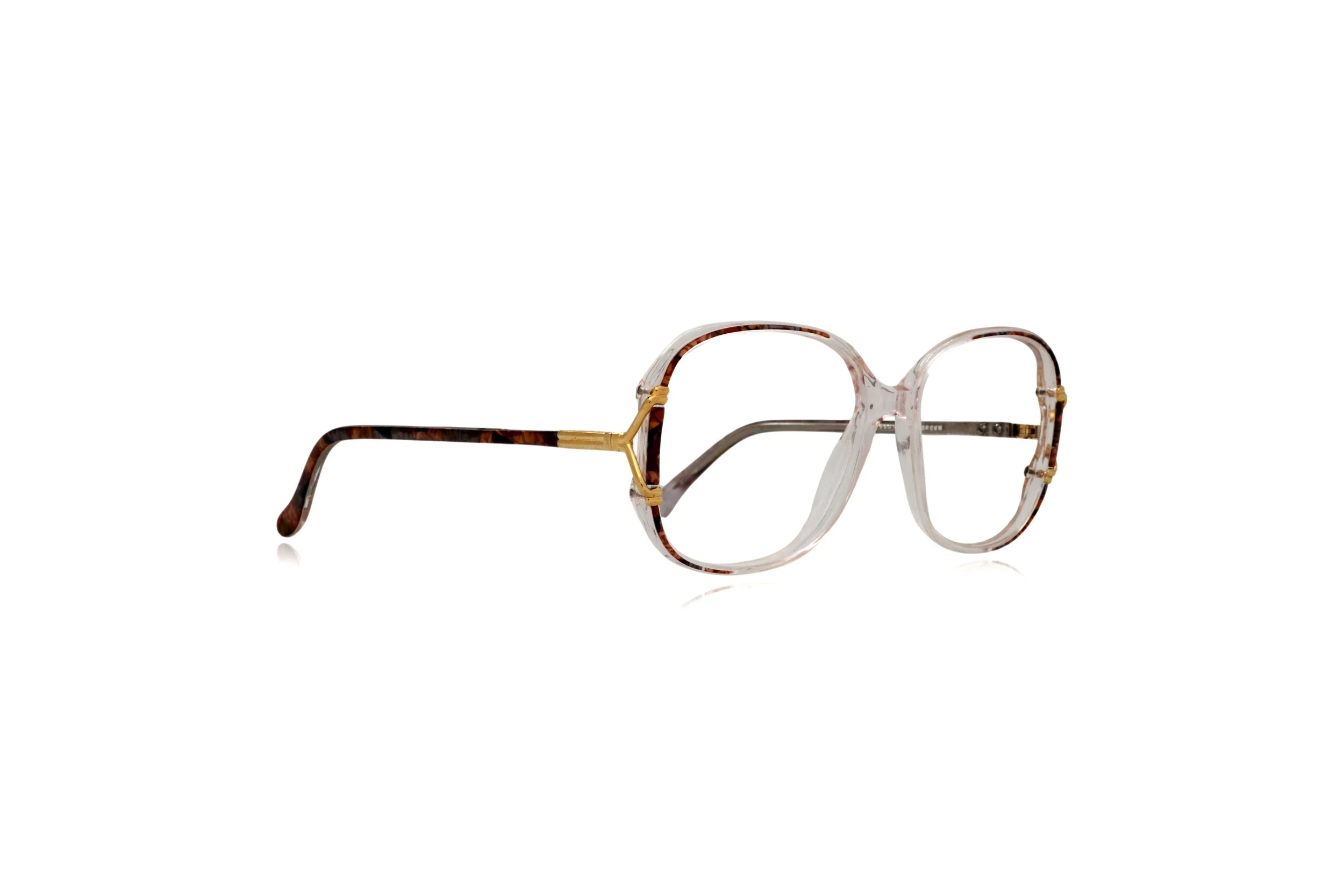 Peep Eyewear, Vintage Glasses, 90s Oversized Crystal Acetate,