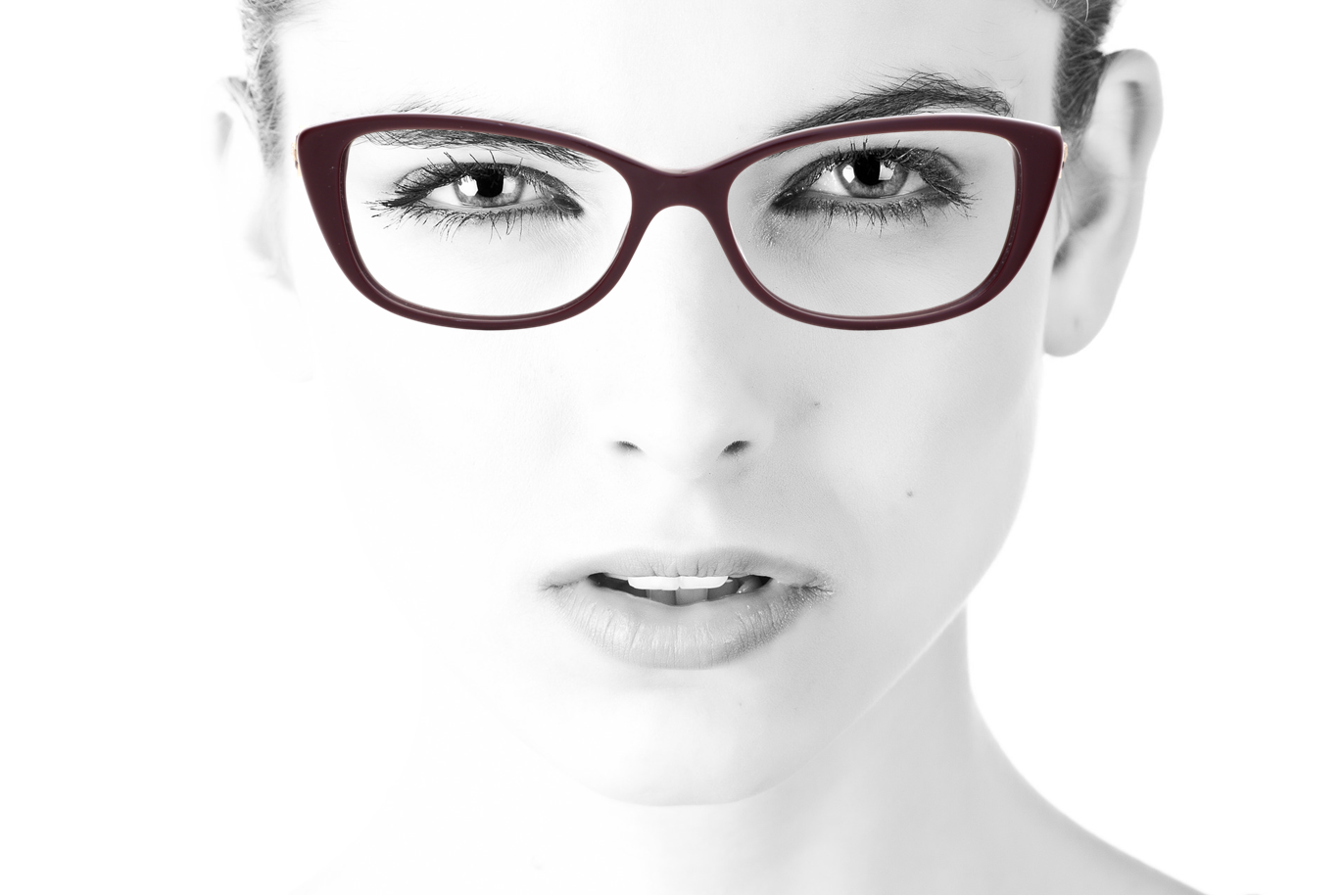 Peep Eyewear, Versace 3206 5105 Cat Eye Red 