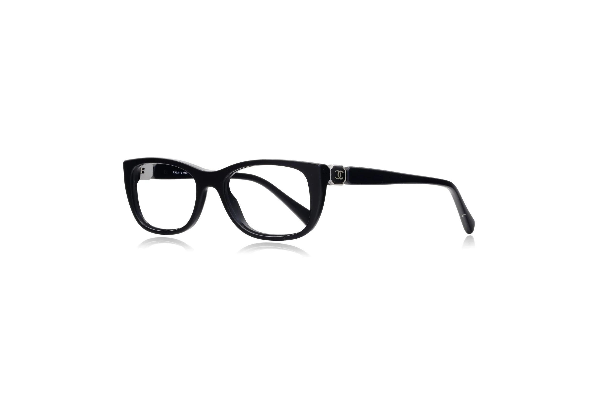 Peep Eyewear, Chanel 3286 c1462 Black, 51.17, Square Bold,
