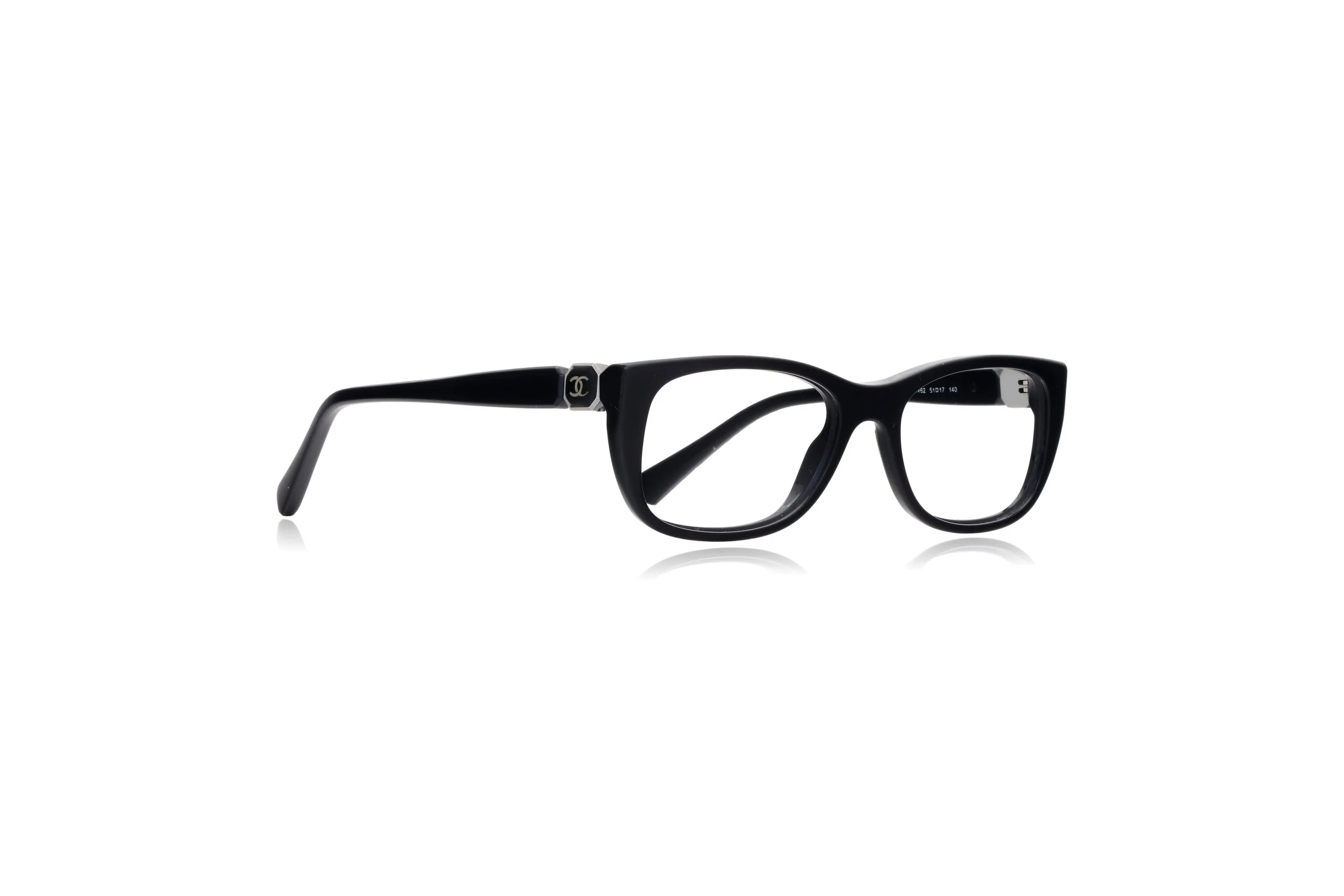 Peep Eyewear, Chanel 3286 c1462 Black, 51.17, Square Bold,