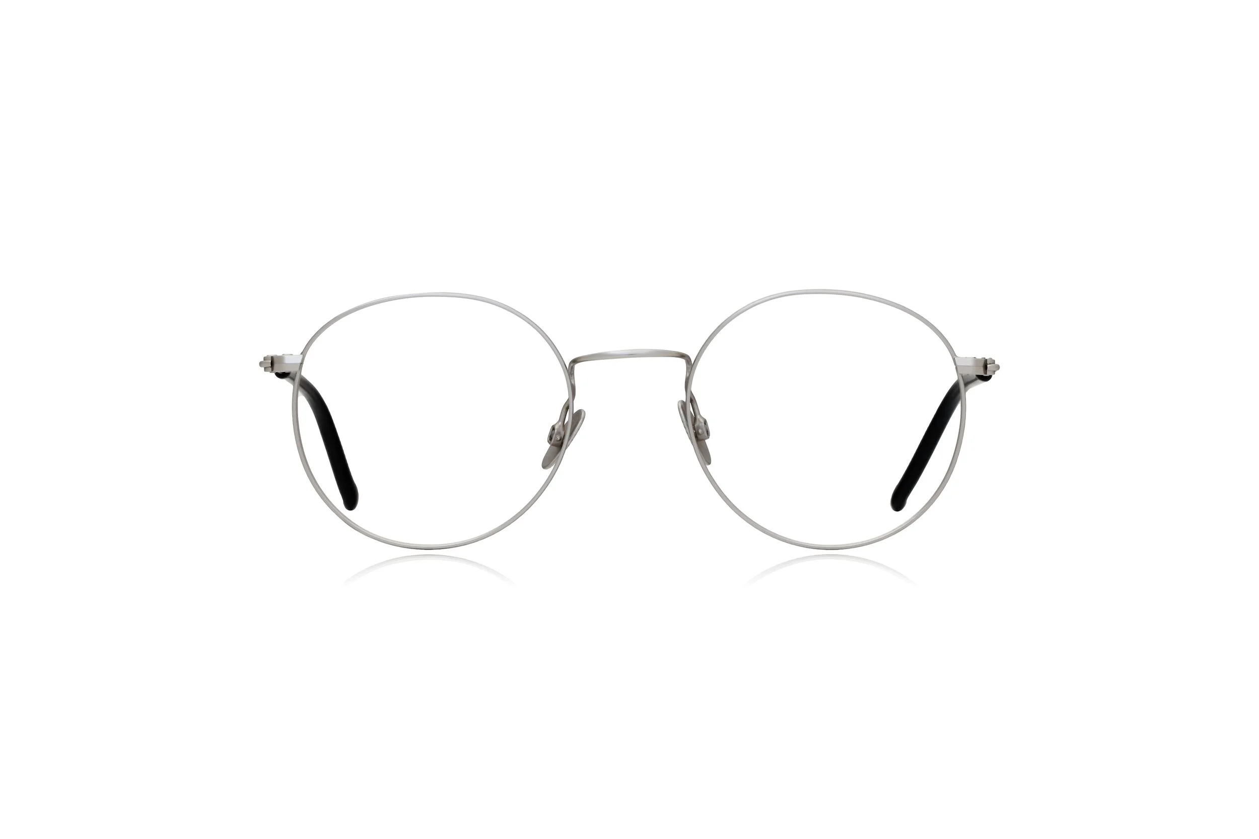 Peep Eyewear, Preloved Culter and Gross 1316 Silver, Round, 