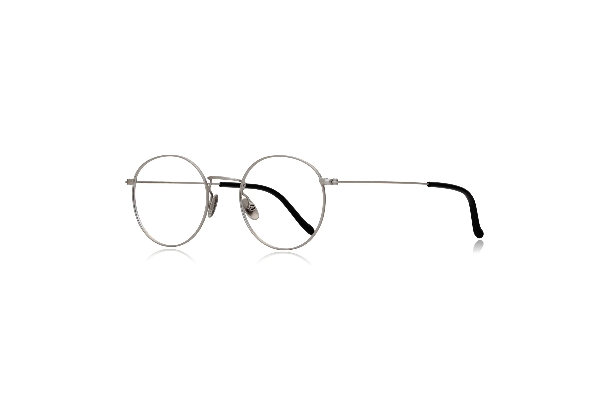 Peep Eyewear, Preloved Culter and Gross 1316 Silver, Round, 