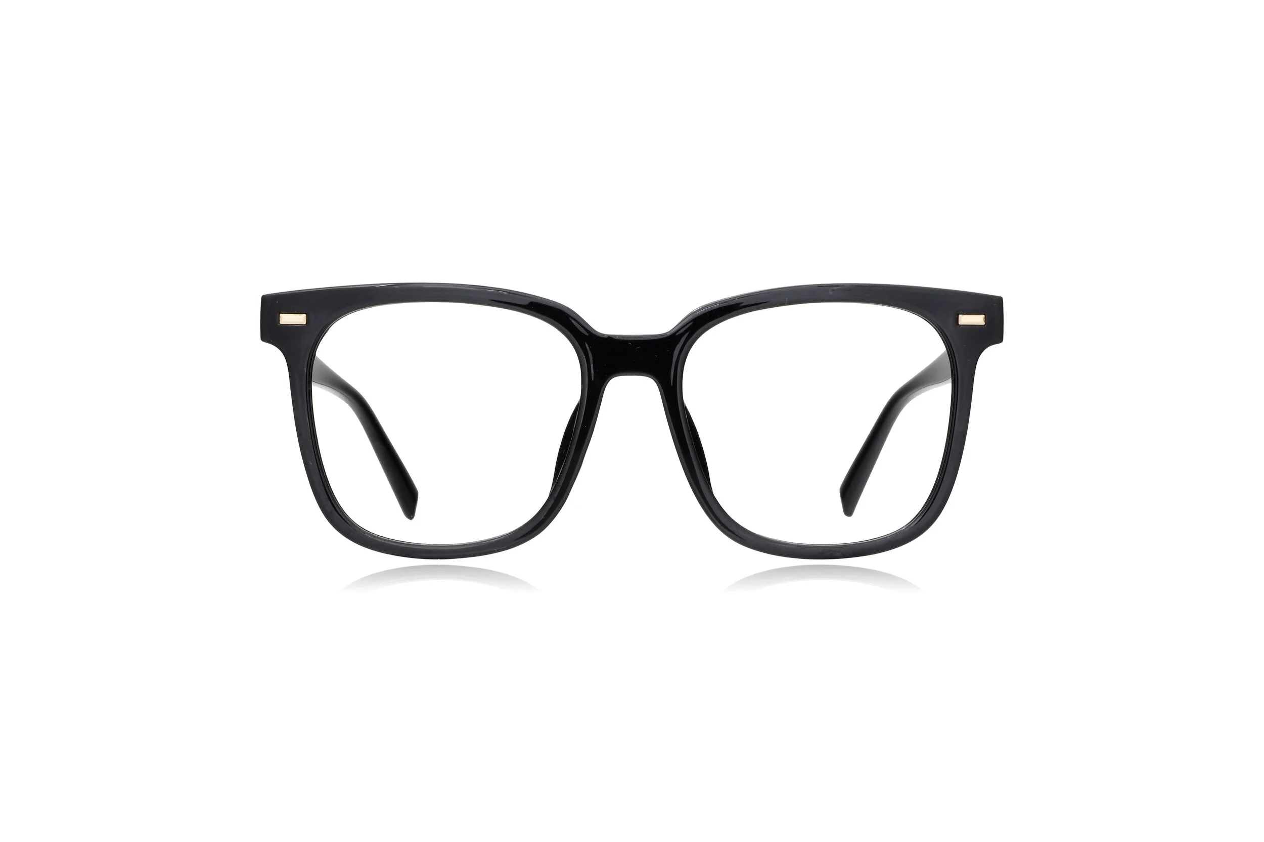 Peep Eyewear, Preloved, Large Oversized Jet Black Acetate, K8003-1,