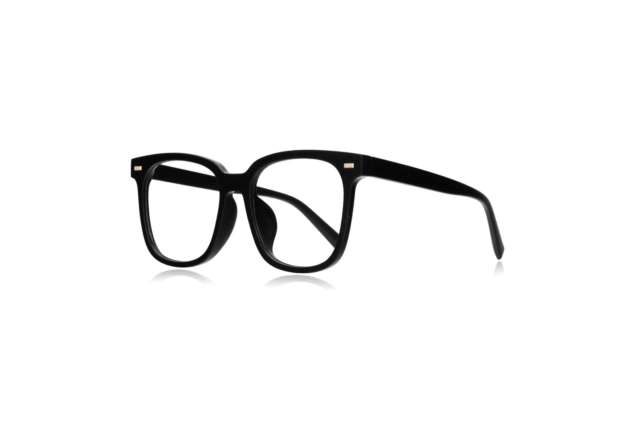 Peep Eyewear, Preloved, Large Oversized Jet Black Acetate, K8003-1,