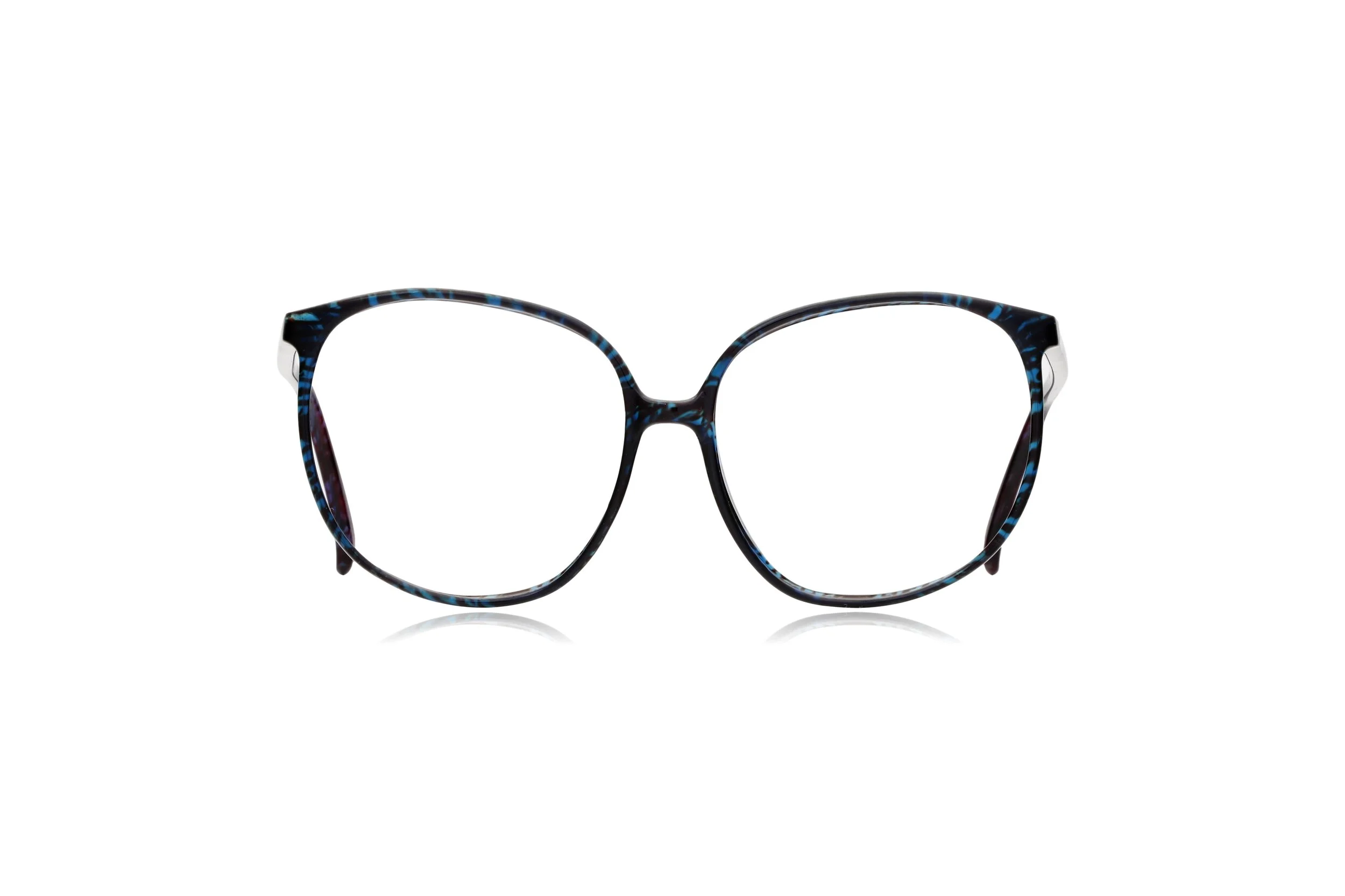 Peep Eyewear, Vintage Glasses, Specsavers Sandy, Oversized, Navy,