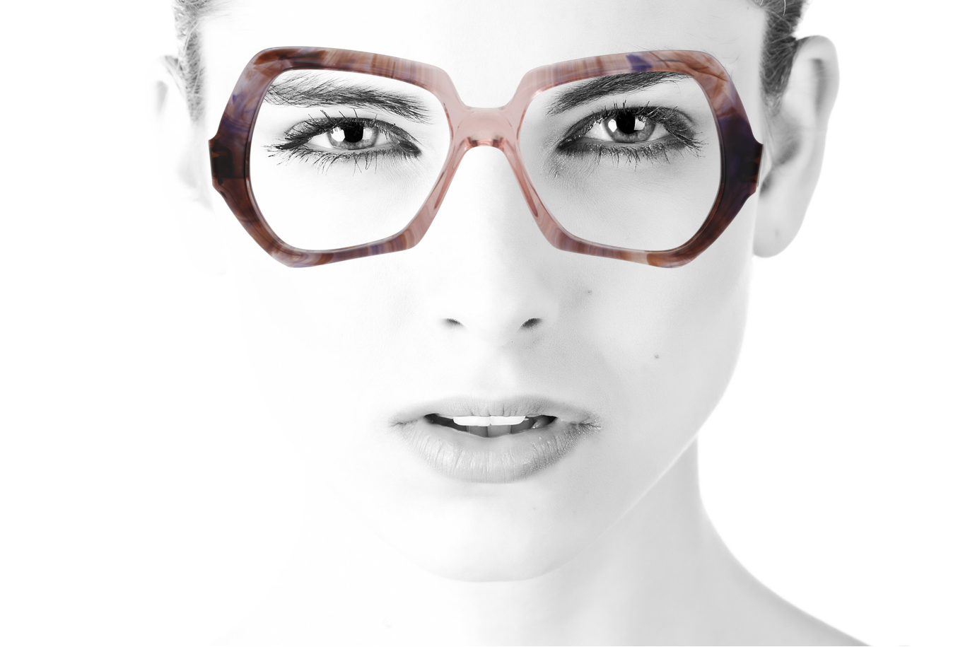 Peep Eyewear, Vintage Glasses, Bold Hex, 70