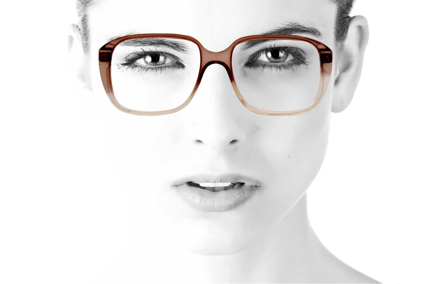 Peep Eyewear, Vintage Glasses, Zeiss 4072 Brown Ombre, 