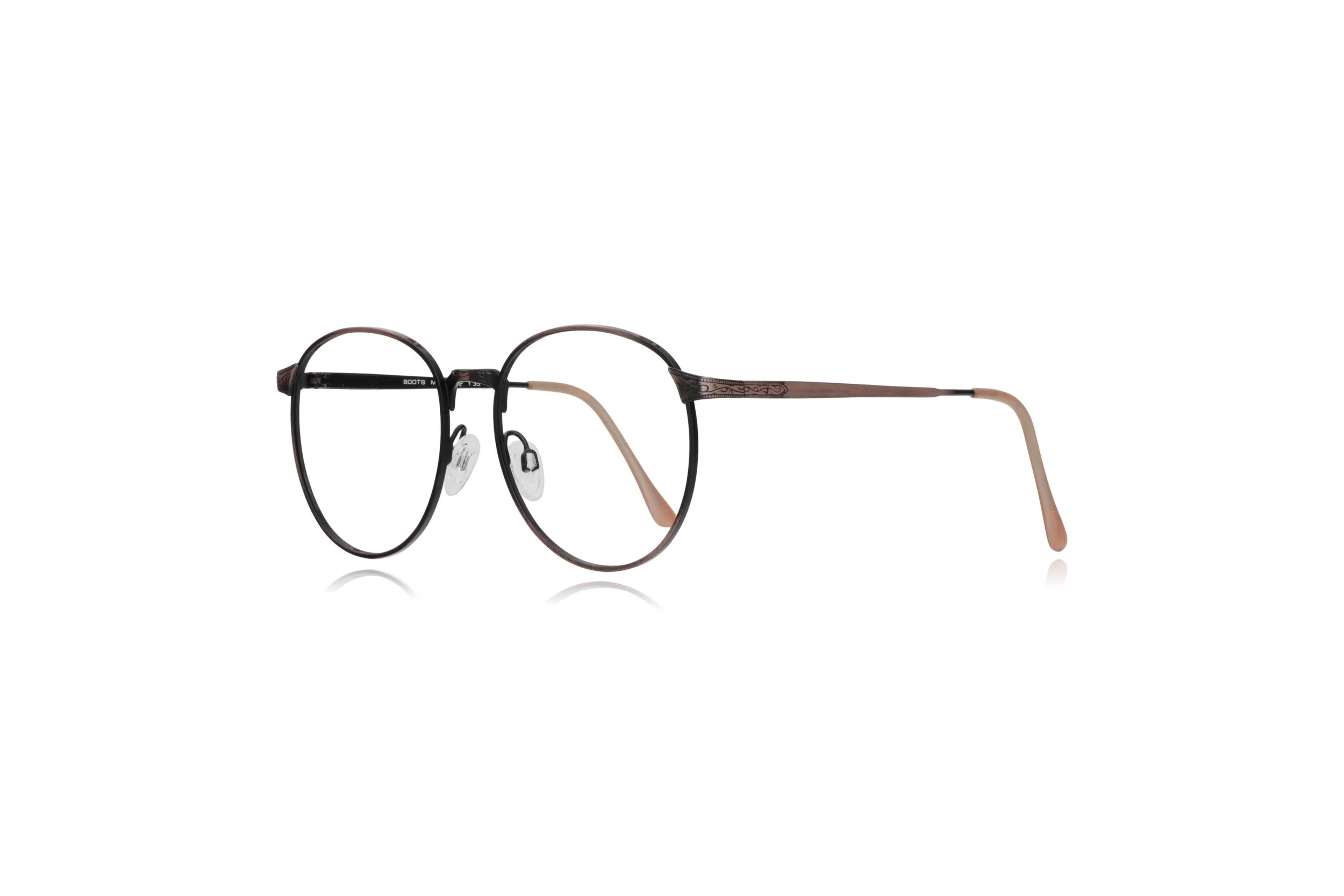 Peep Eyewear, Vintage Glasses, Boots Moss C2 Round, Bronze, 