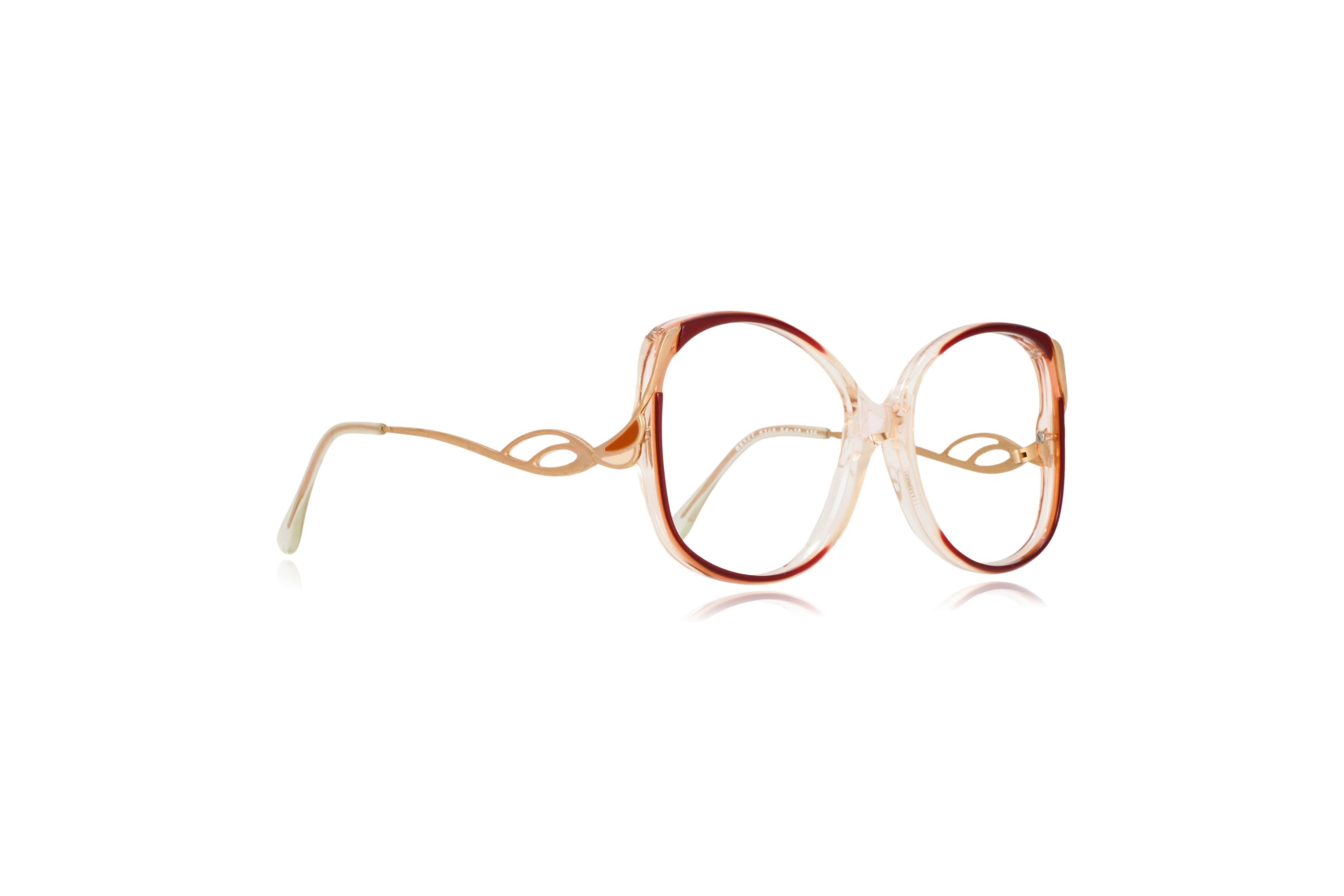 Original vintage deadstock 90s Y2K metal narrow glasses — Peep Eyewear