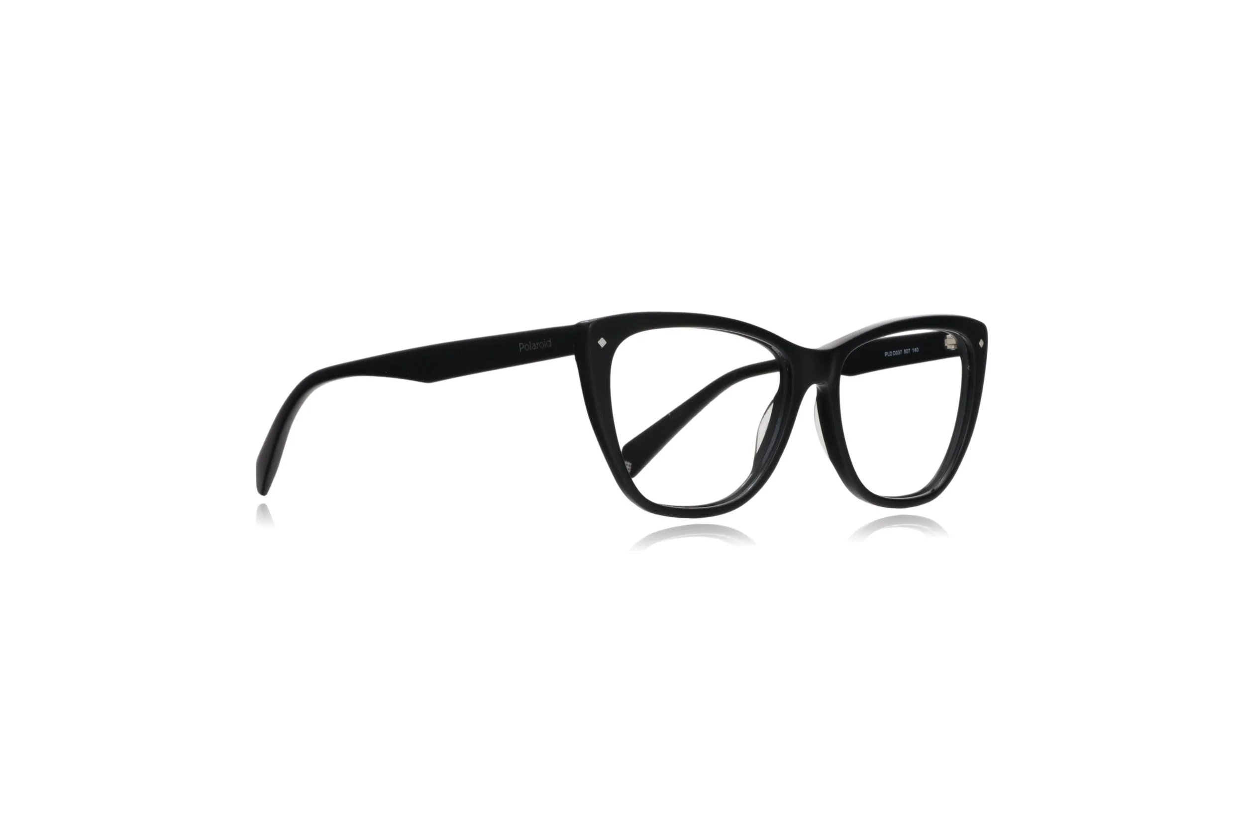 Peep Eyewear, Polaroid PLD D337 807 Black, Cat Eye, Oversized, 