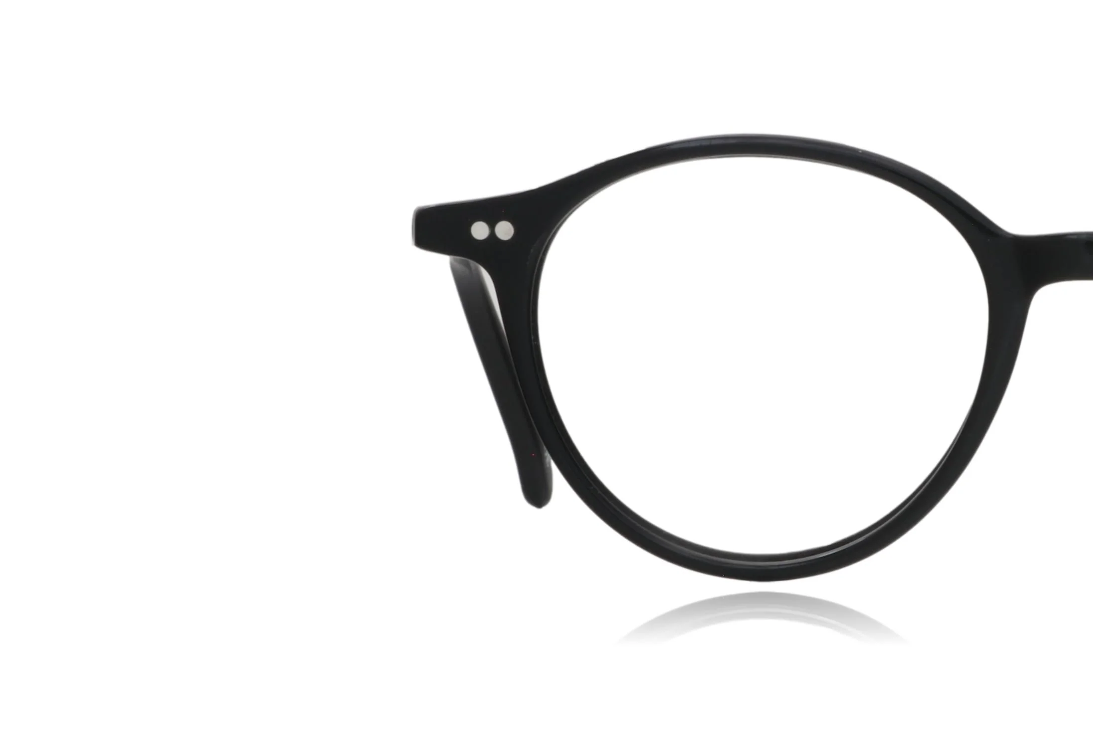 Peep Eyewear, EPOS Pan N Black Round Glasses Frames,