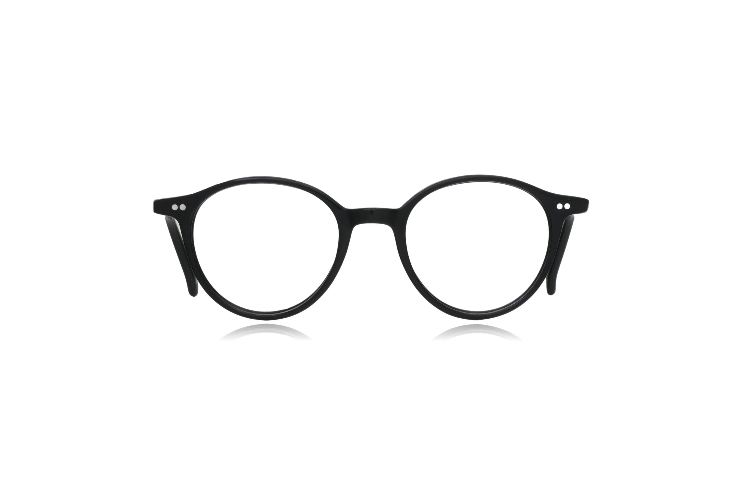 Peep Eyewear, EPOS Pan N Black Round Glasses Frames,