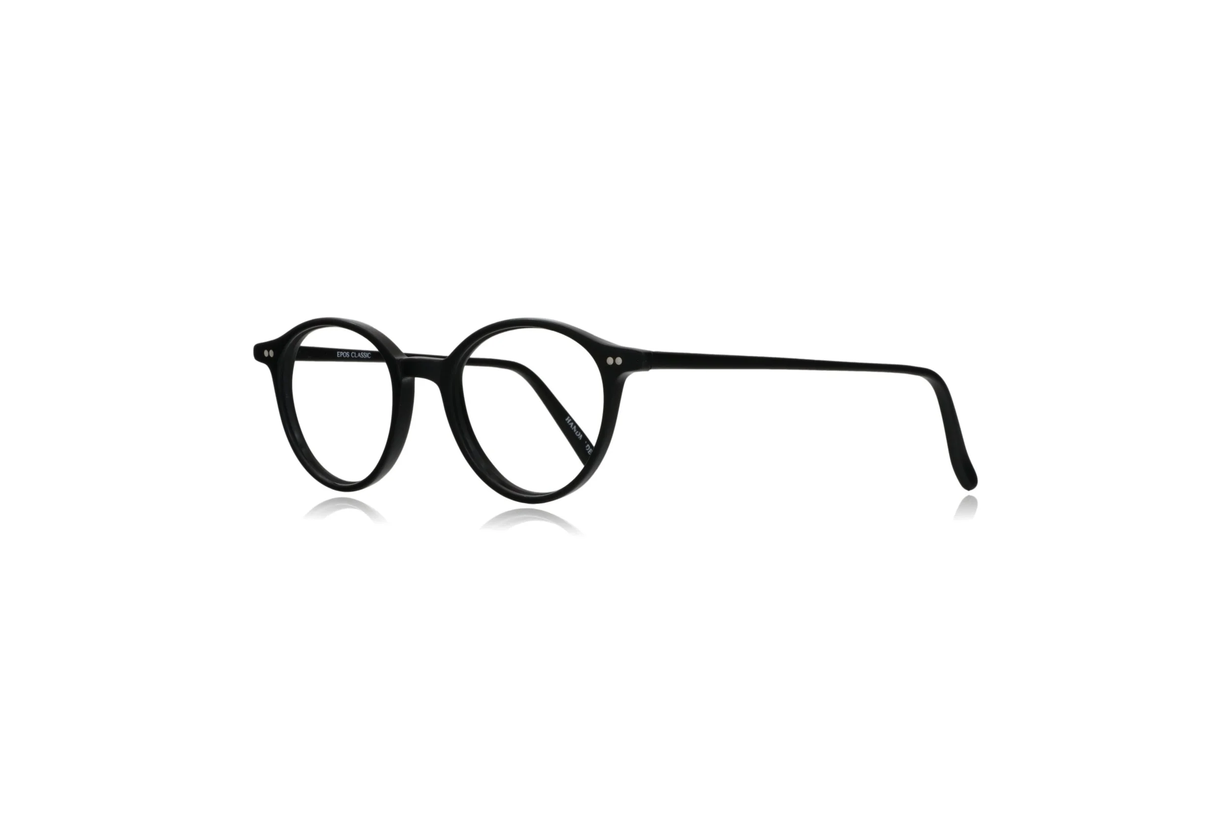 Peep Eyewear, EPOS Pan N Black Round Glasses Frames,