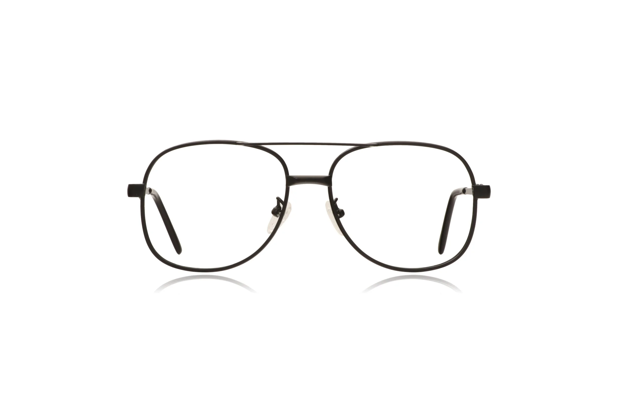 Peep Eyewear, Vintage Glasses, Black Metal Aviator, Sprung Hinge, 