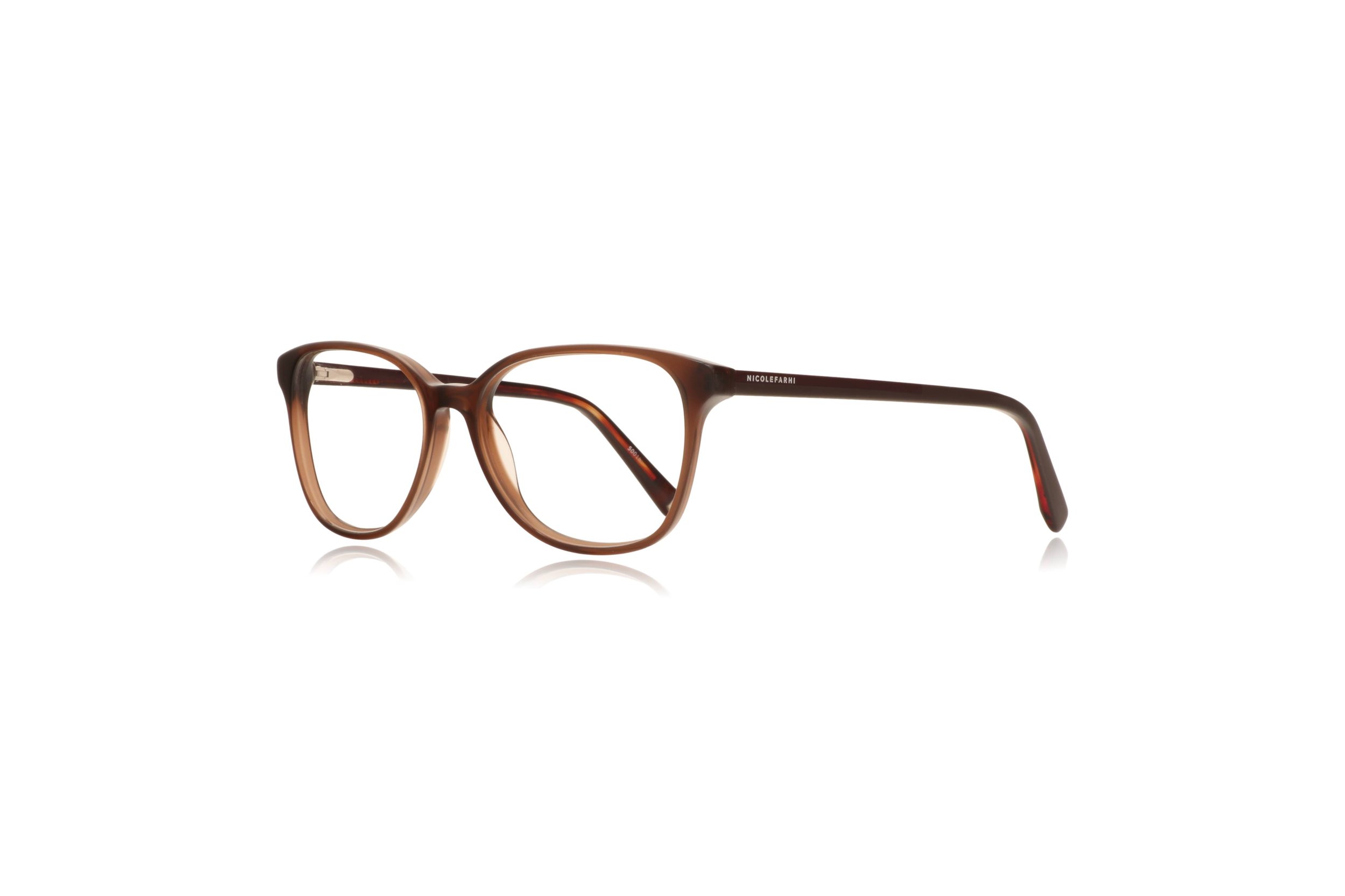 Peep Eyewear, Nicole Farhi, Square Brown Acetate, Sprung Hinge