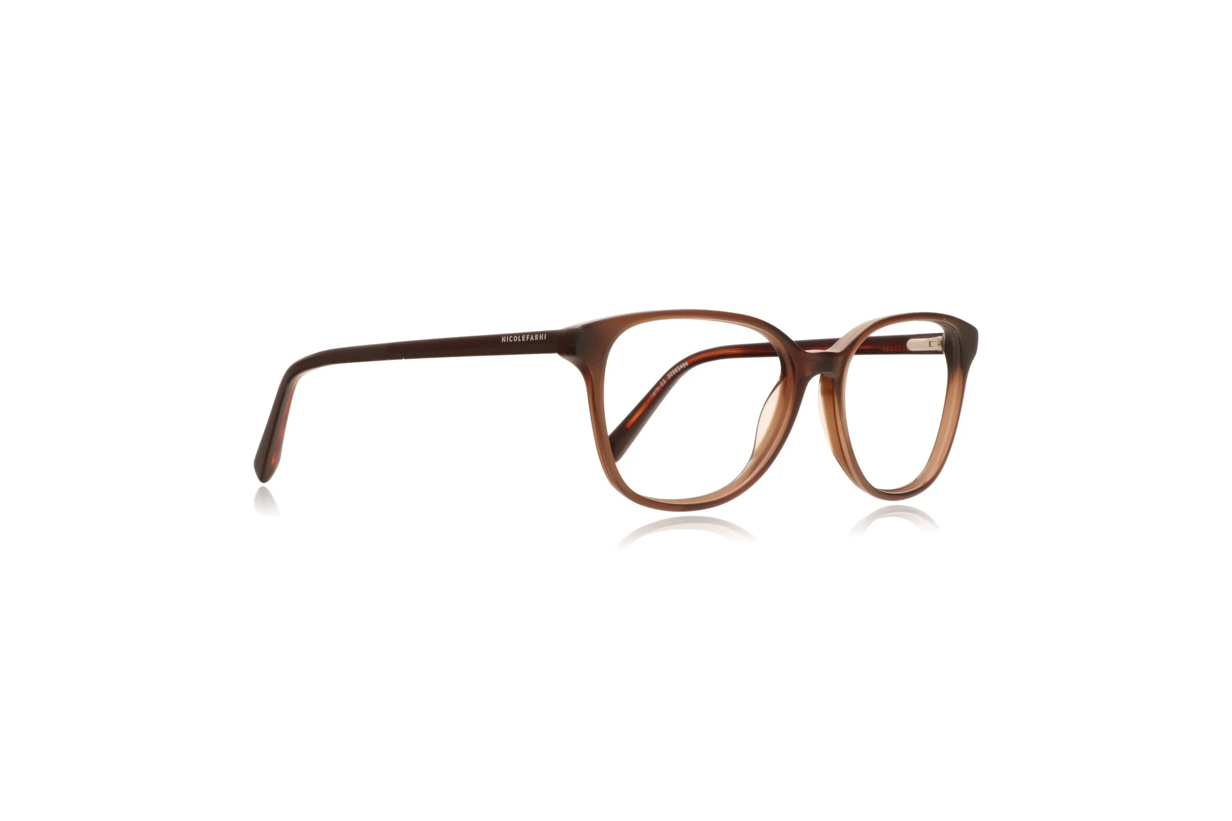 Peep Eyewear, Nicole Farhi, Square Brown Acetate, Sprung Hinge