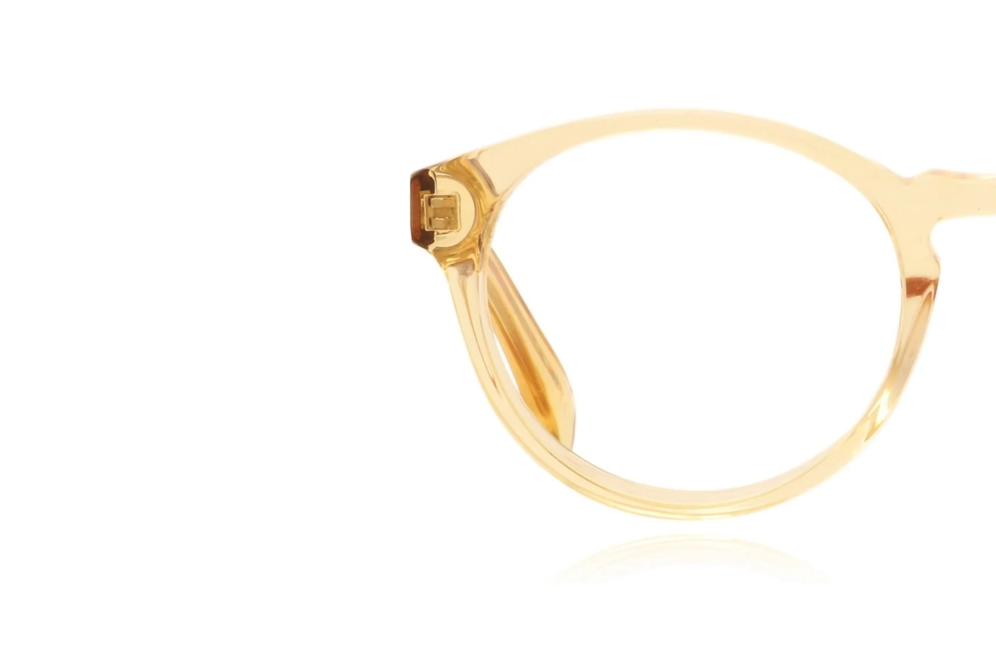 Peep Eyewear, Bird Kaka, Wood Side, Yellow Acetate, Round,
