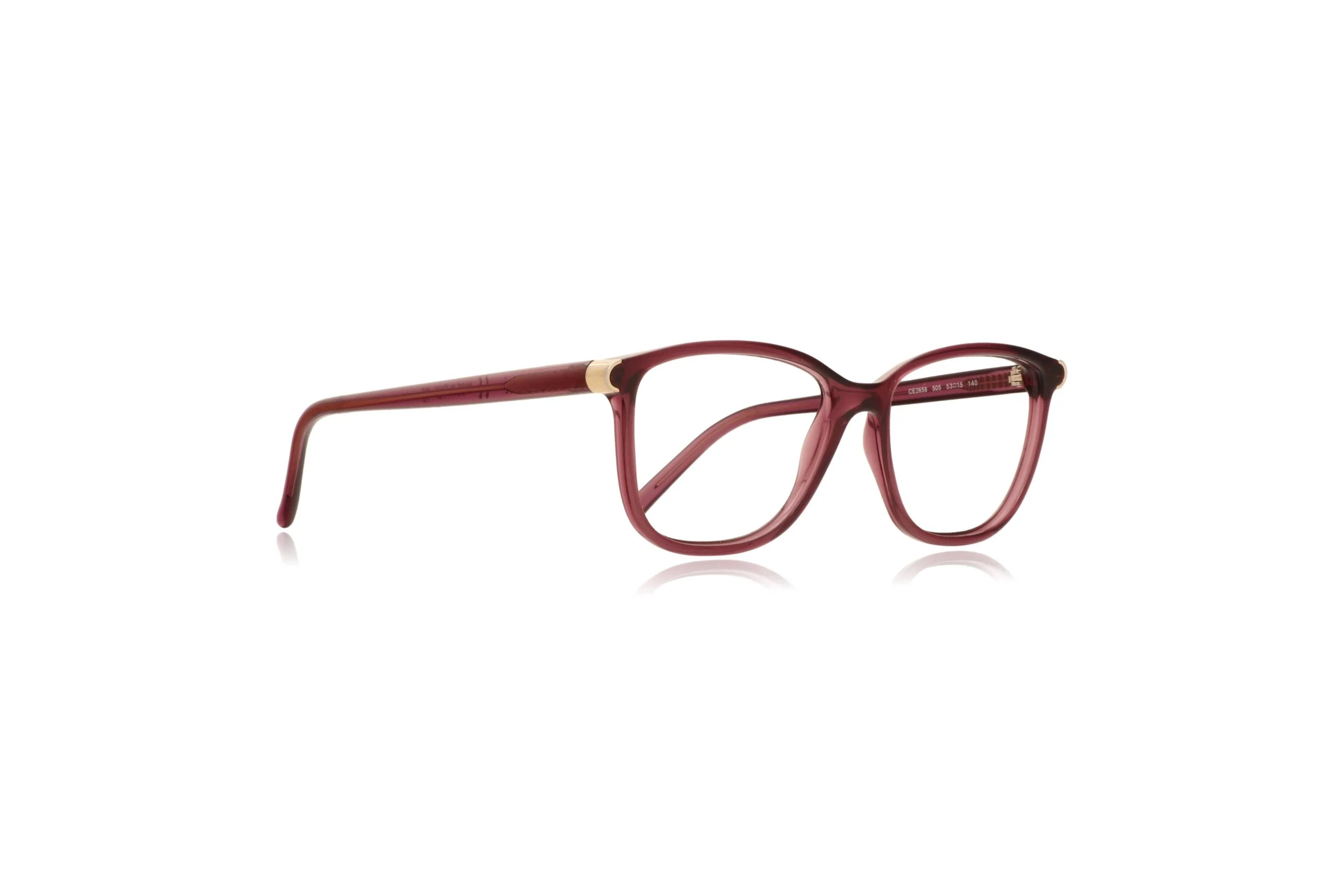 Peep Eyewear, Chloe CE2658, Oversize Square Acetate Purple Frame, 