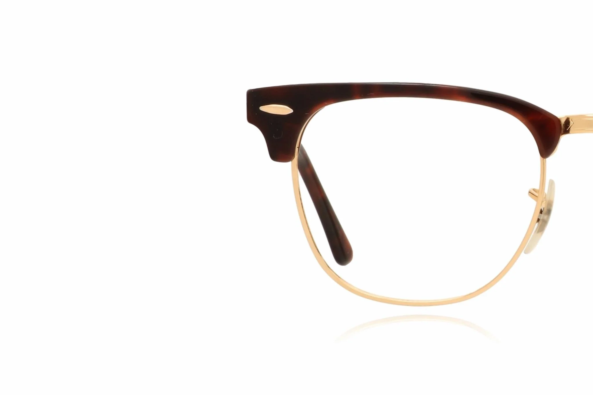 Peep Eyewear, Ray-Ban RB 3016 Clubmaster W0366 Havana Gold
