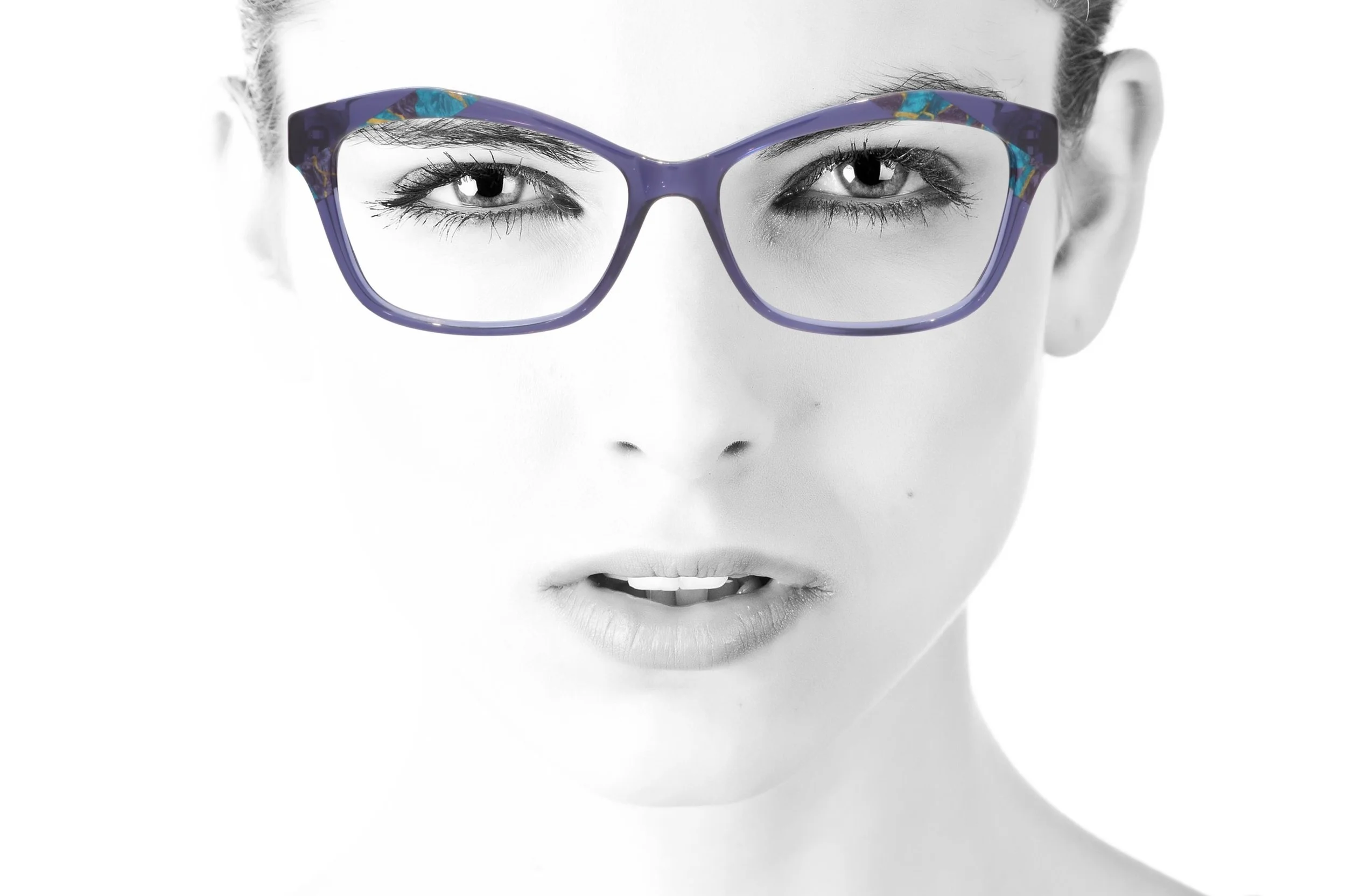 Peep Eyewear Christian Lacroix CL1073 Cat Eye Blue Purple 760,
