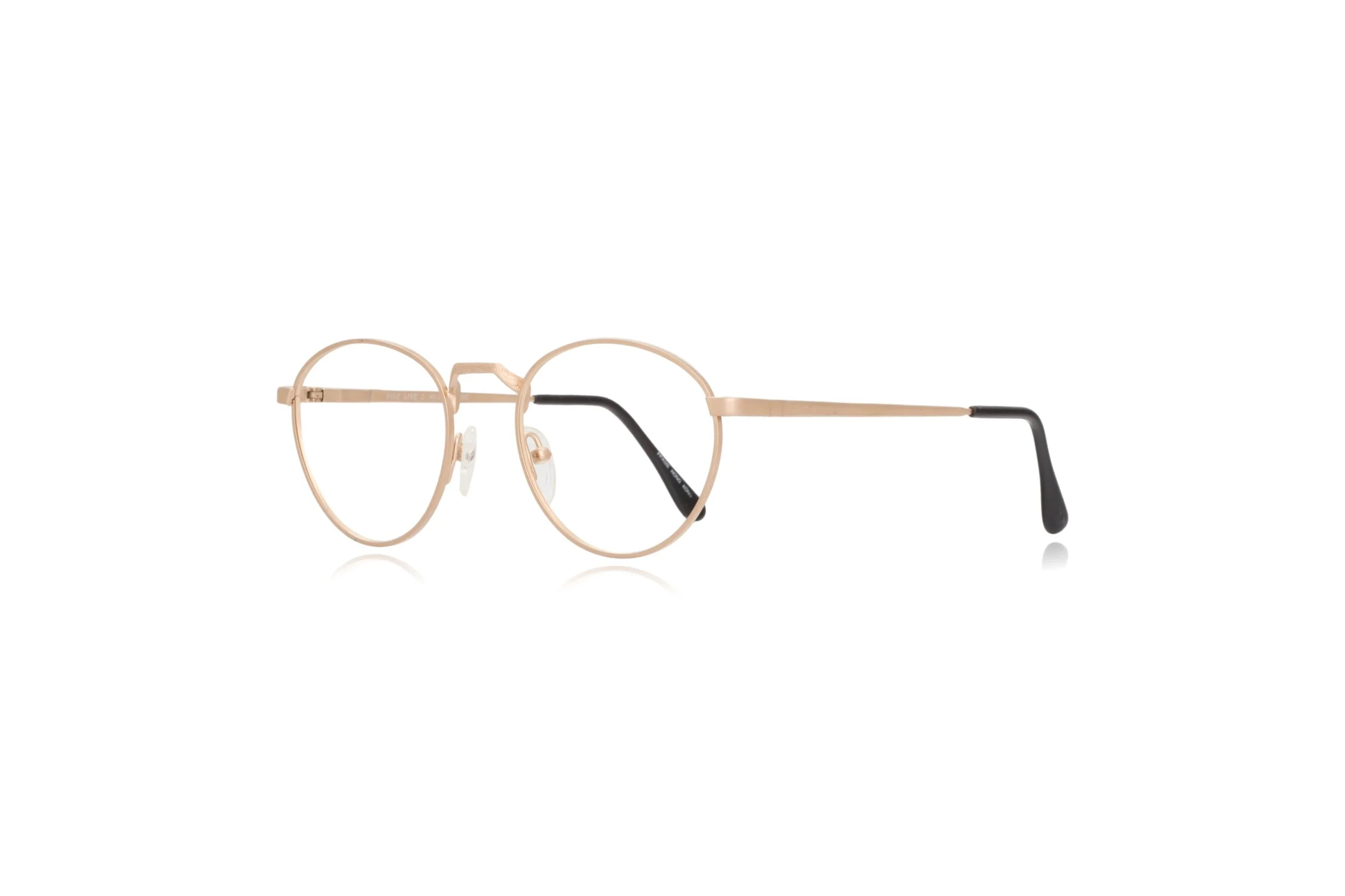 Peep Eyewear, Vintage Glasses, Beverly Hills Polo Club Gold Round