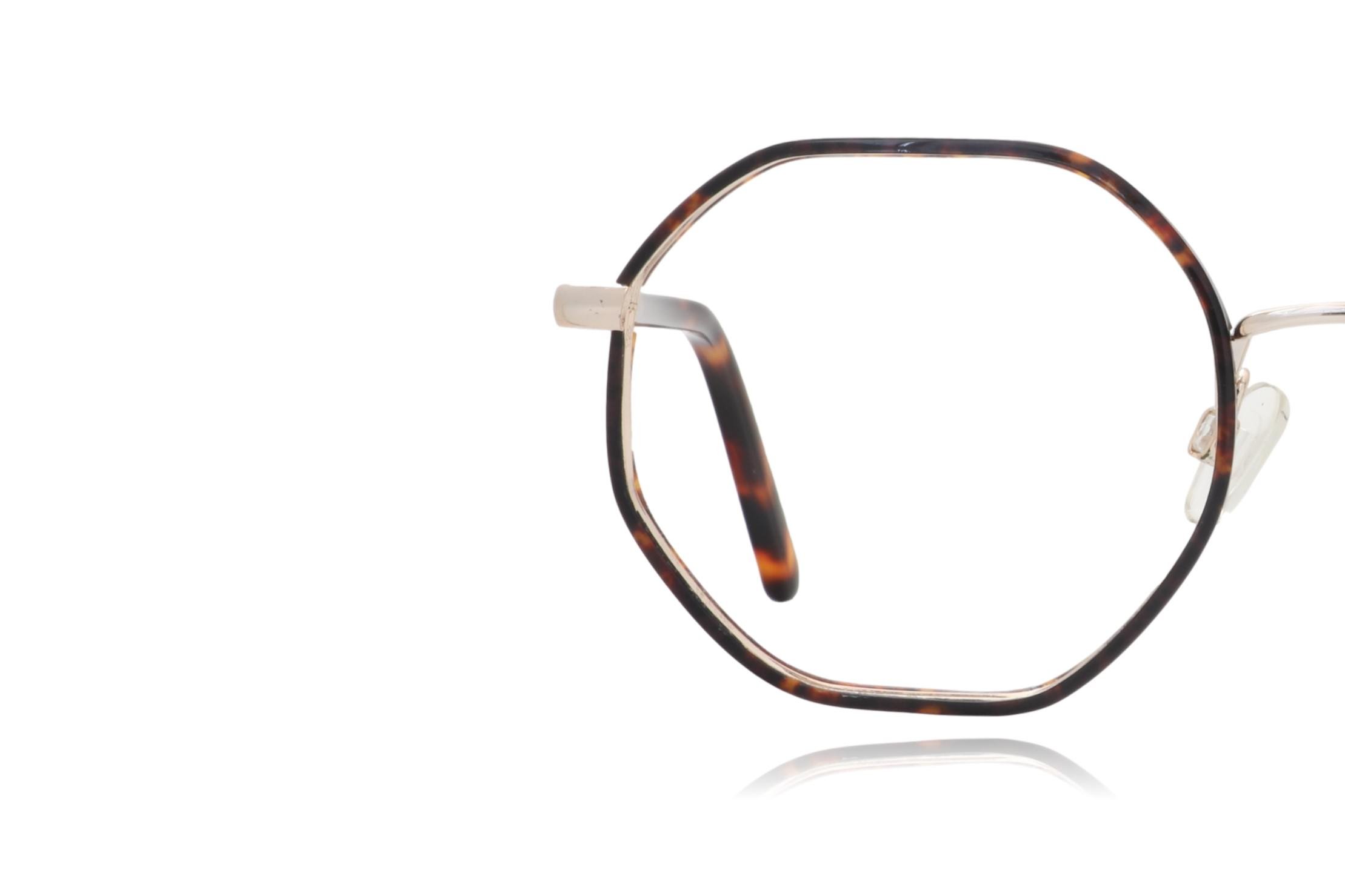 Peep Eyewear, Own 22 Hexagonal Havana Metal Glasses Frames