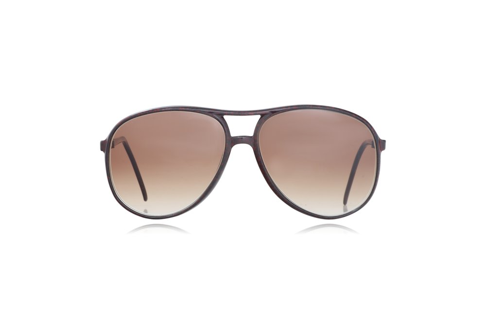 Original 1980s Vintage Sunglasses High Fashion Pilot Aviator Brown — Peep  Eyewear
