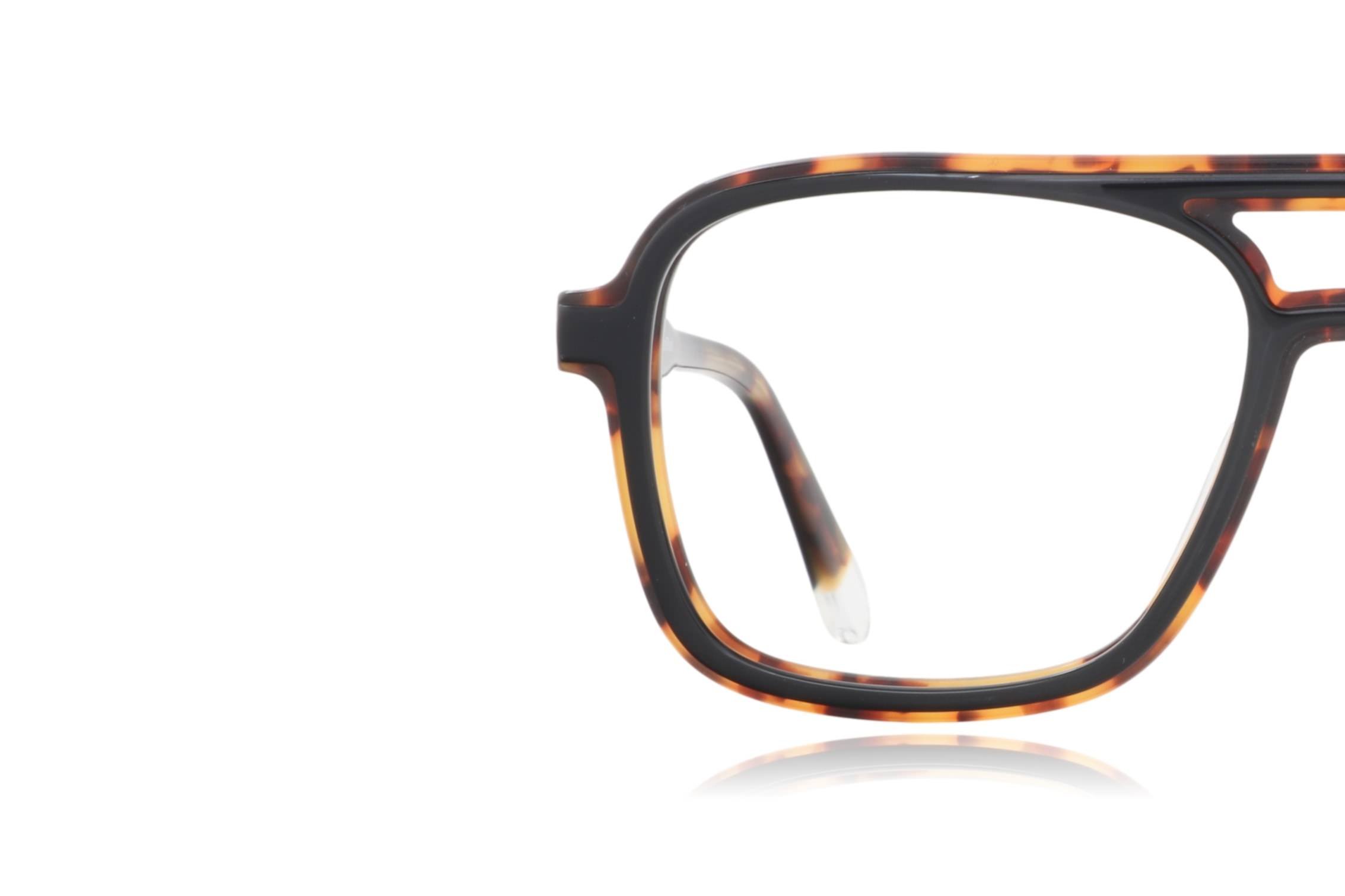 Peep Eyewear, Boots M1924 Black + Havana Aviator Glasses Frames,