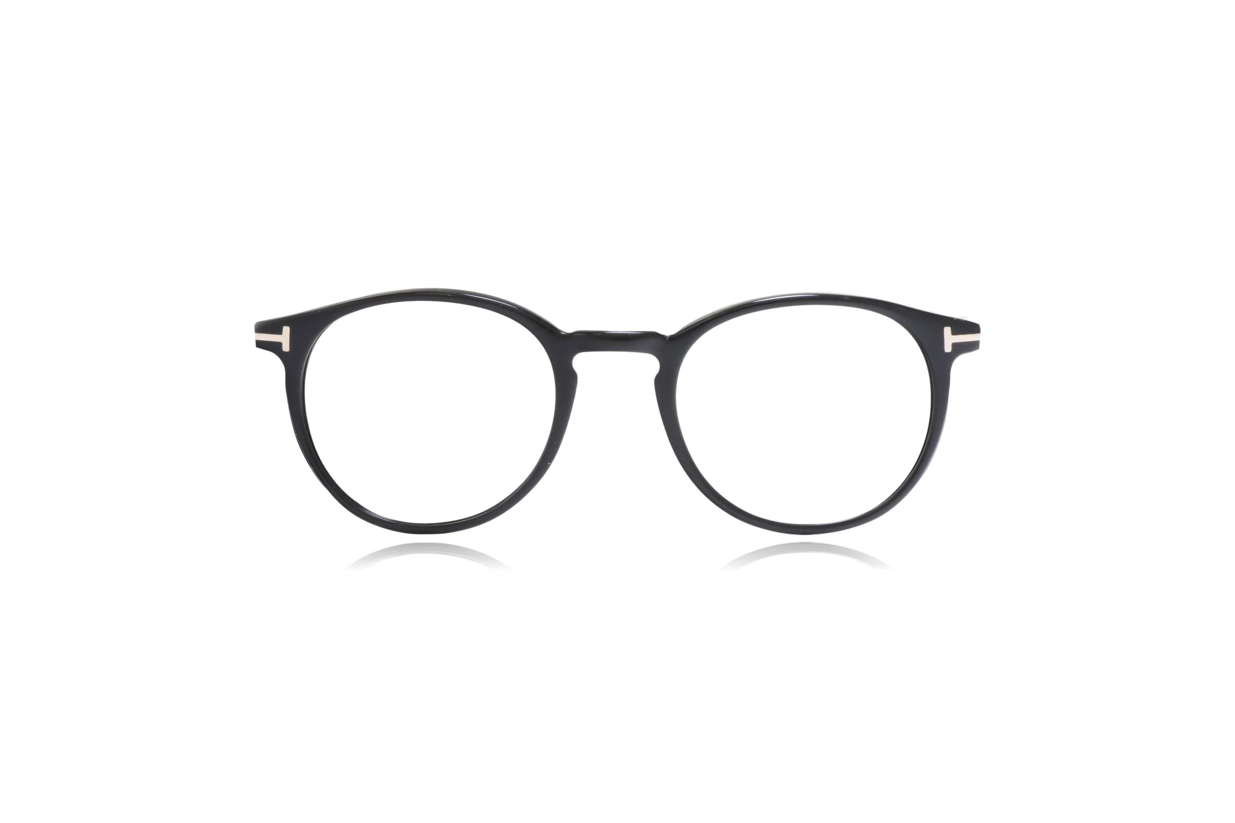 Peep Eyewear, Tom Ford TF5294 001 Black Acetate Round Frames,