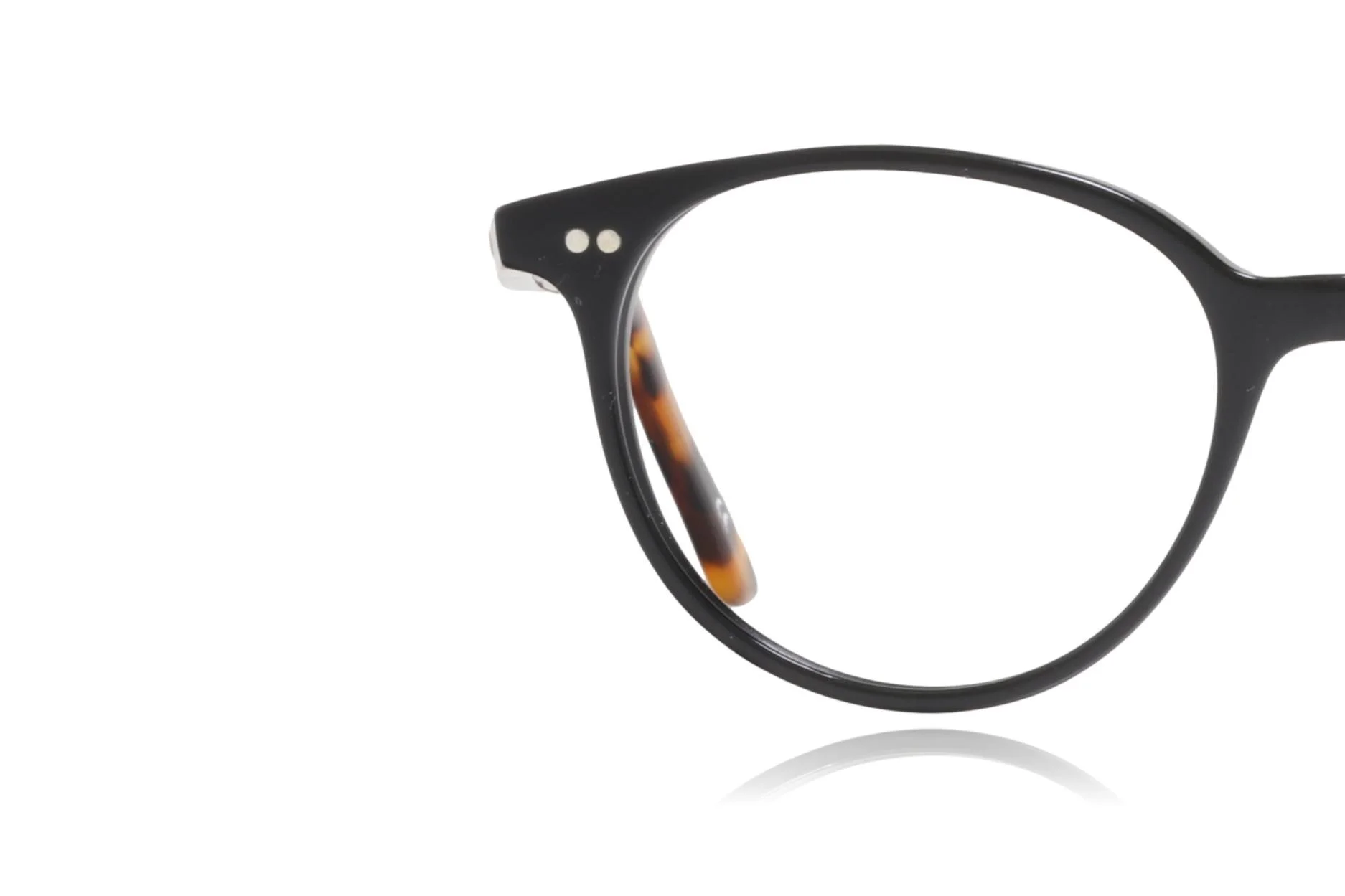 Peep Eyewear, Preloved Glasses, Burnett Hodd Tam GR9245 Round Black Acetate